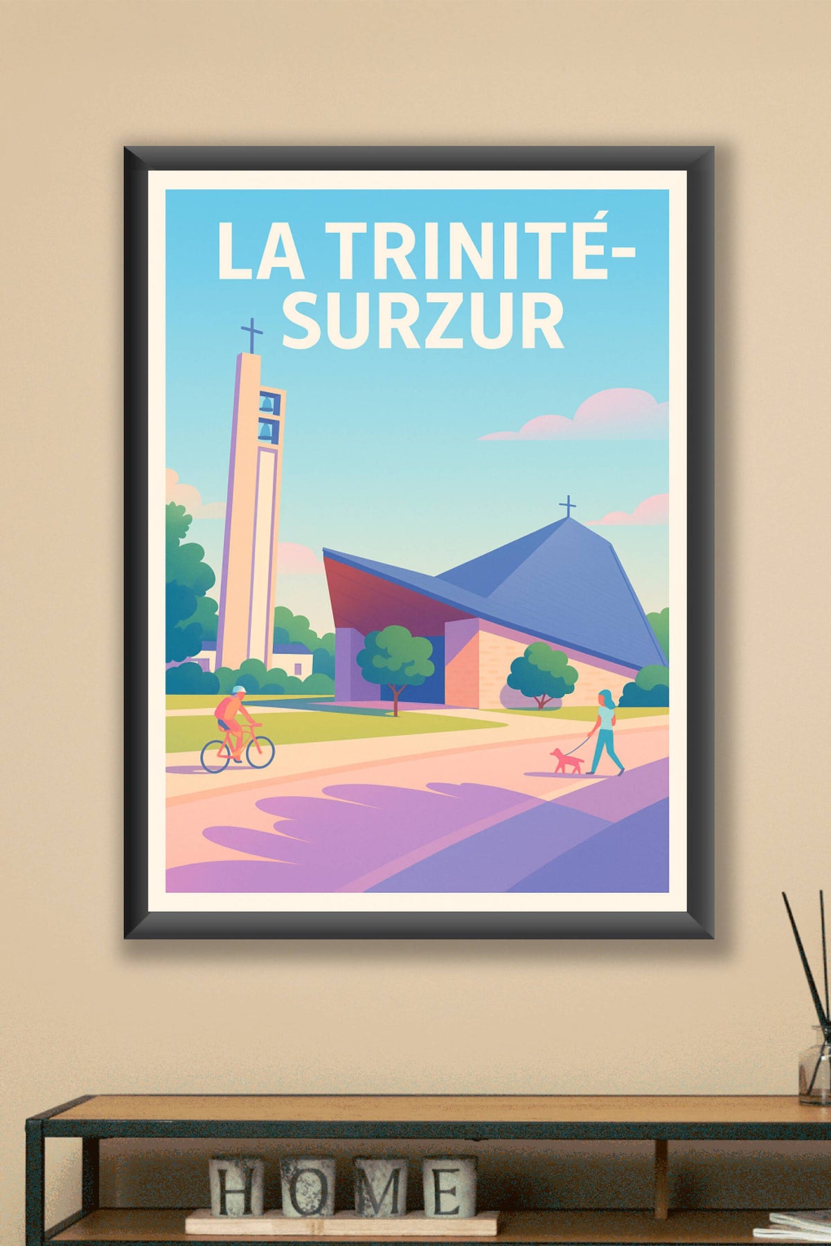 Affiche de La Trinité-Surzur - Harmonie et sérénité en Bretagne