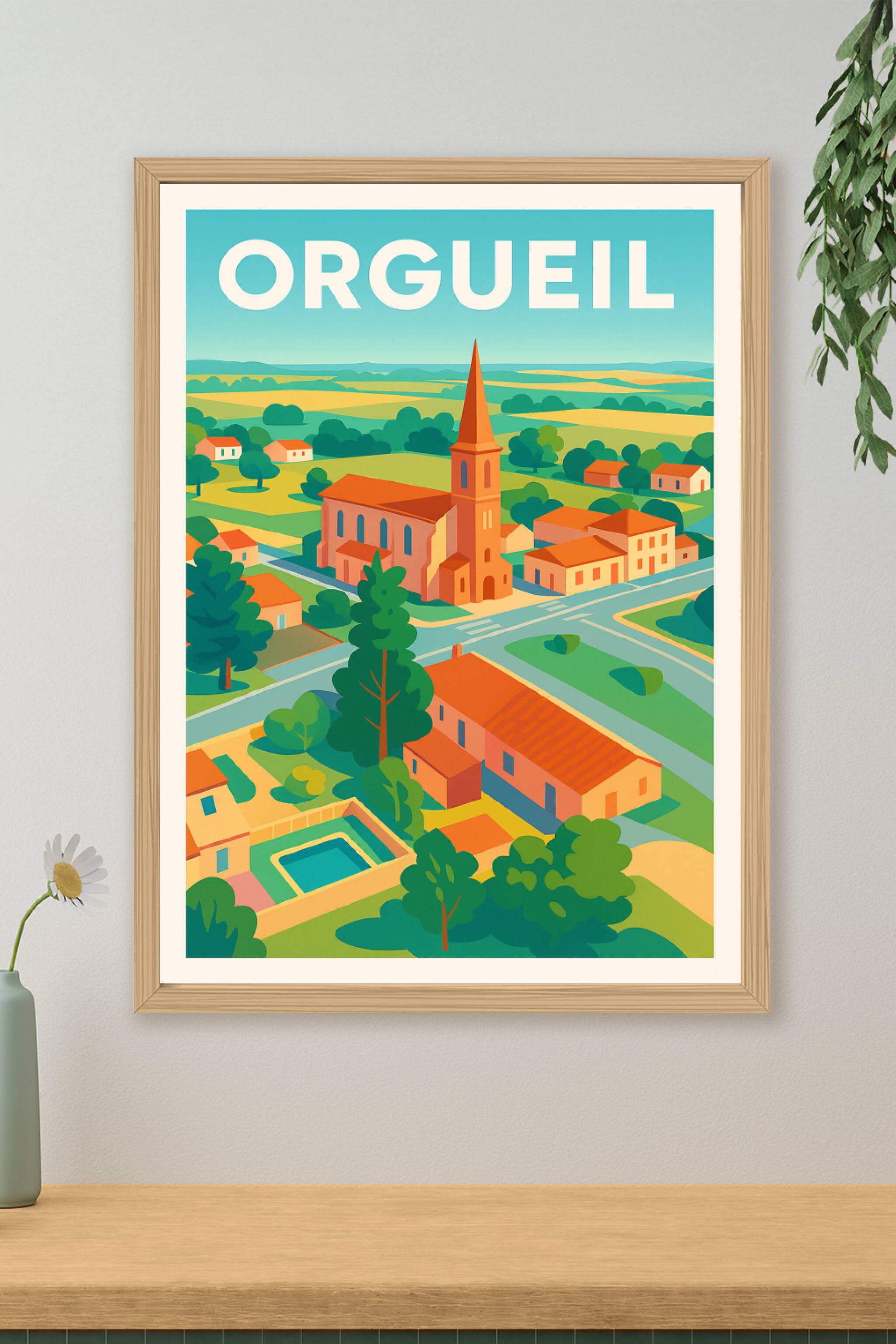 Affiche de Orgueil - Charme bucolique au cœur de la campagne