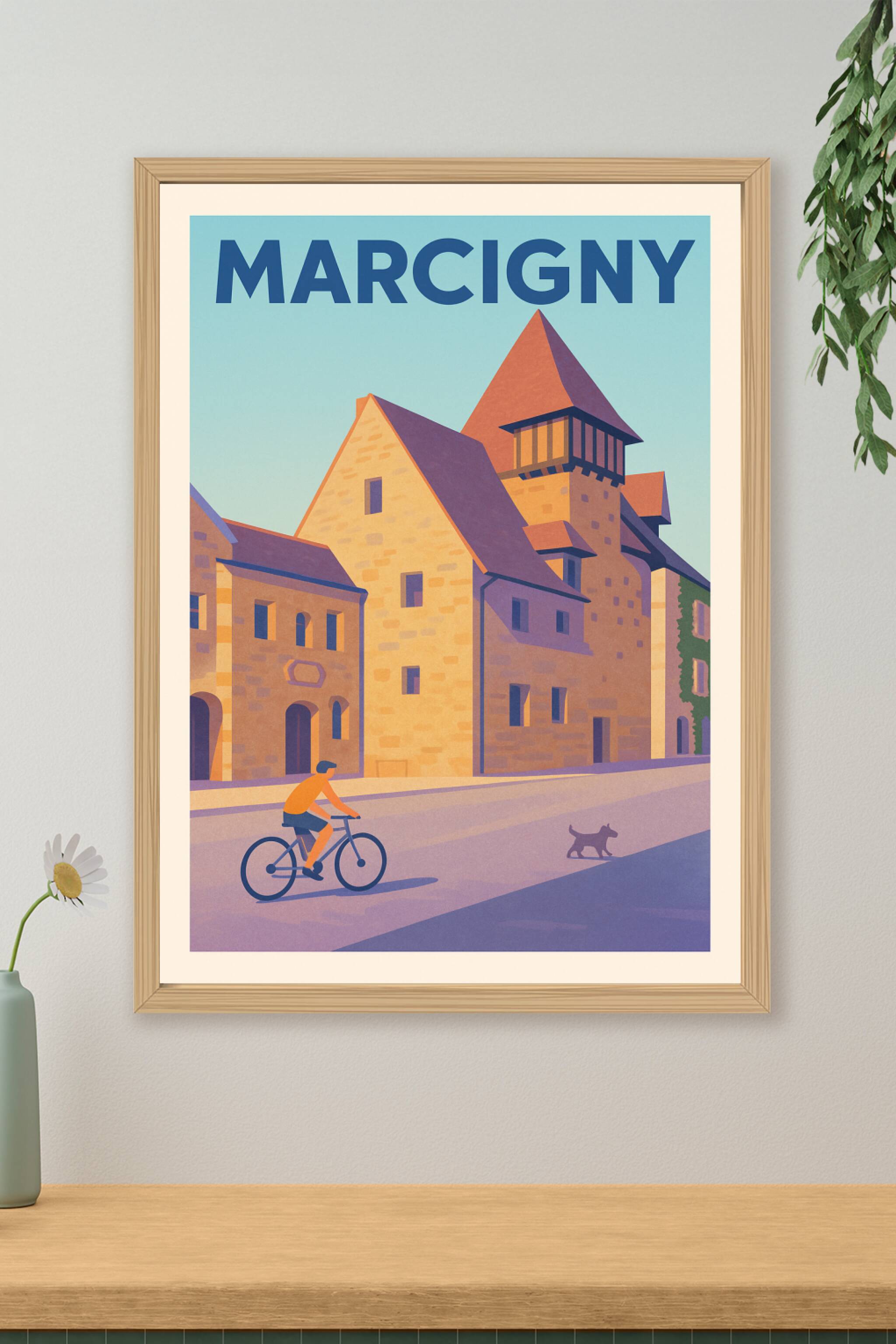 Affiche de Marcigny - Charme historique et douceur de vivre