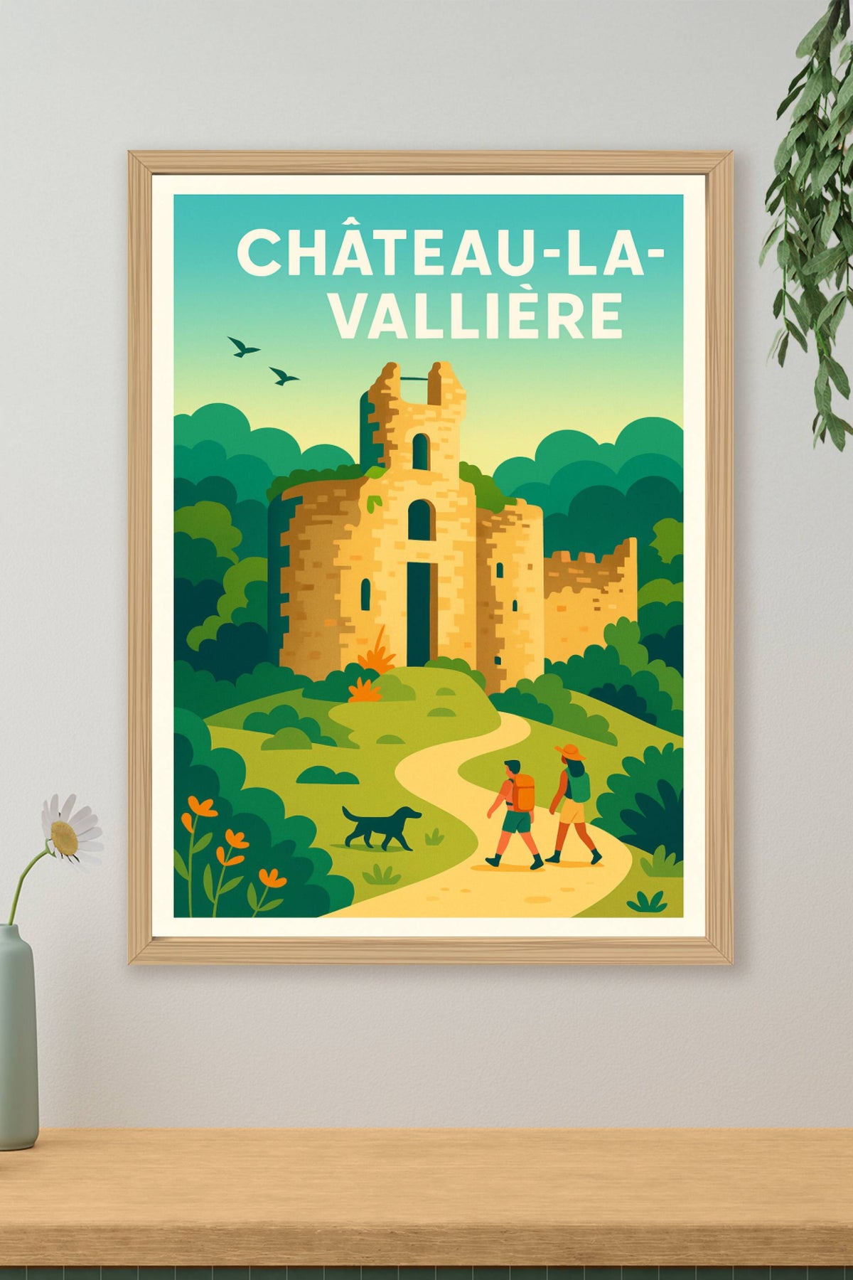 Affiche de Château-la-Vallière - Promenade au cœur d'une ruine historique