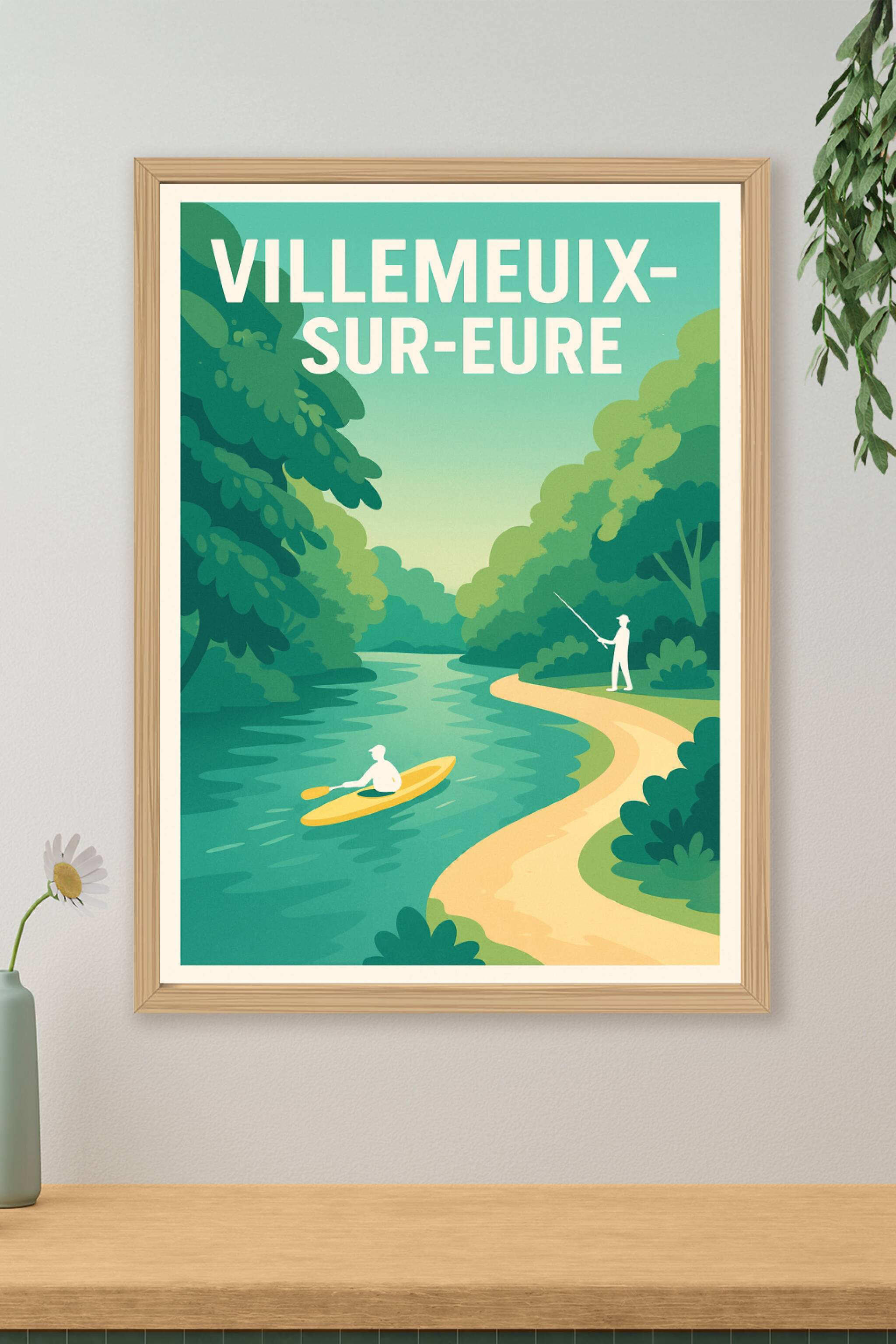 Affiche de Villemeux-sur-Eure - Escapade nature au fil de l'eau