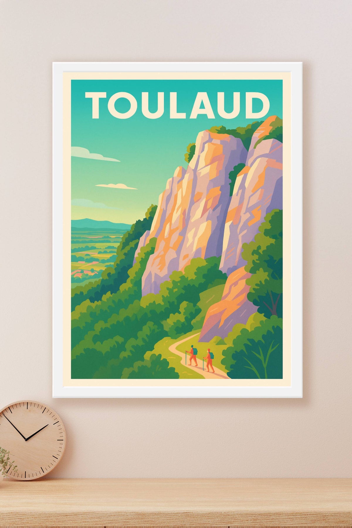 Affiche de Toulaud - Escapade nature au cœur des rochers