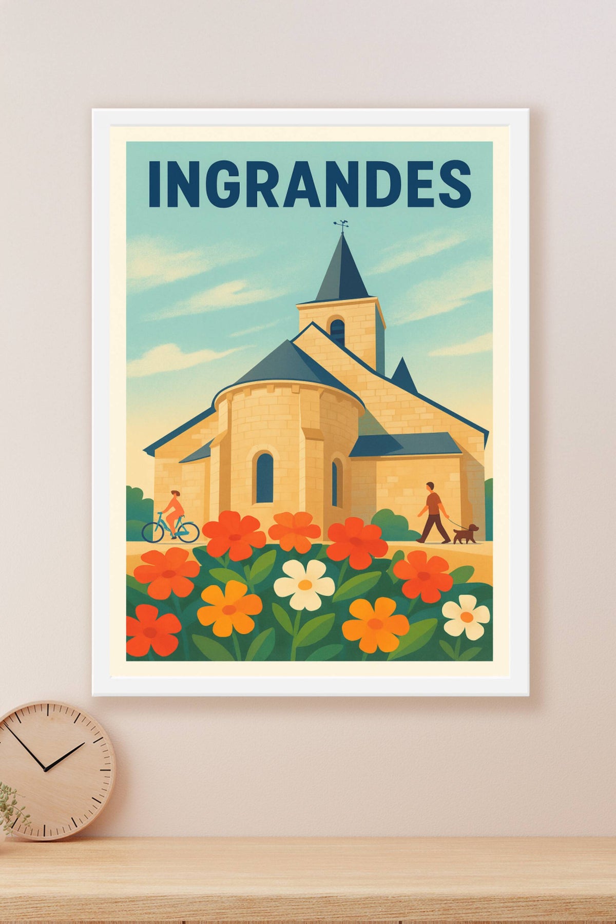 Affiche de Ingrandes - Charme bucolique et patrimoine authentique