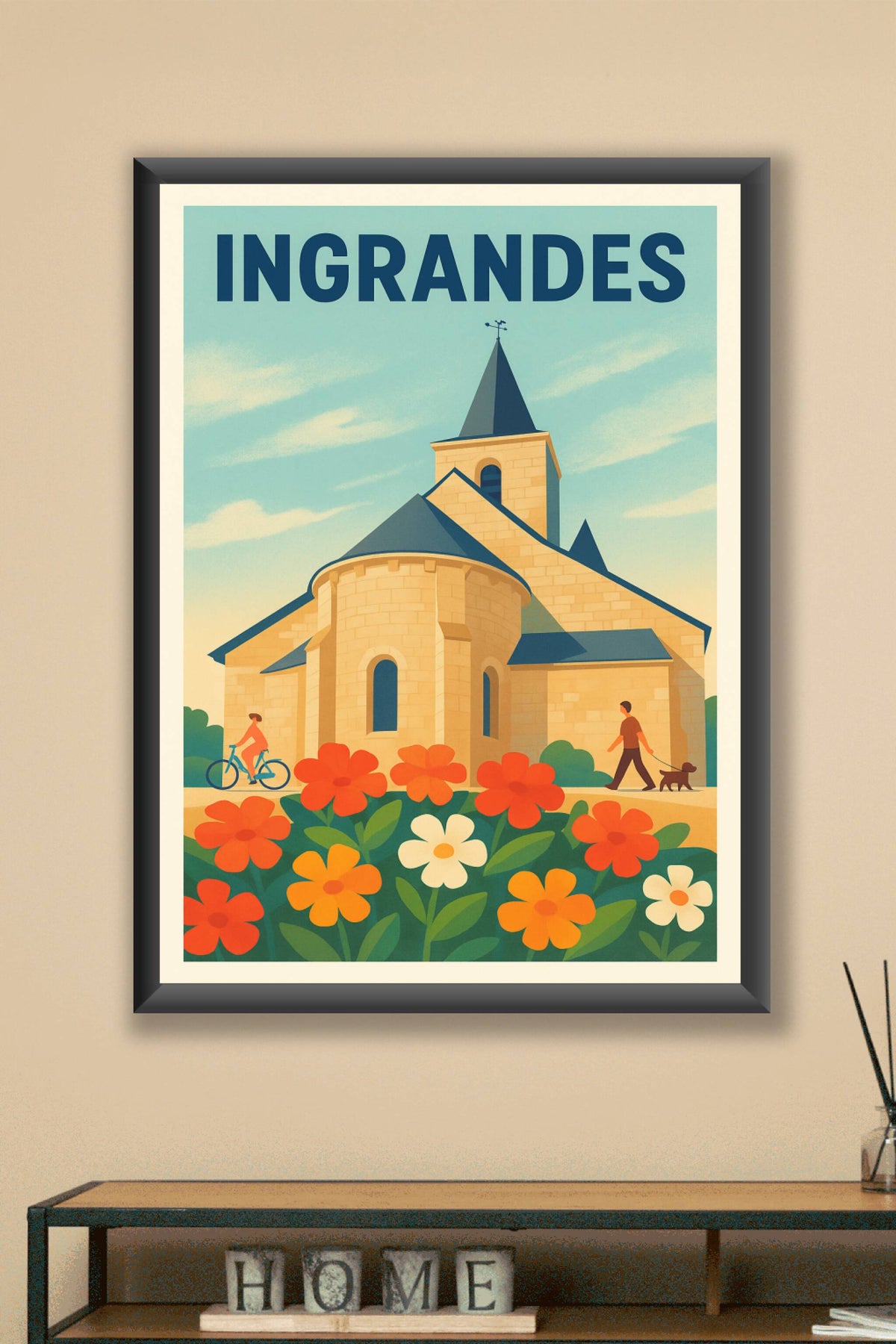 Affiche de Ingrandes - Charme bucolique et patrimoine authentique