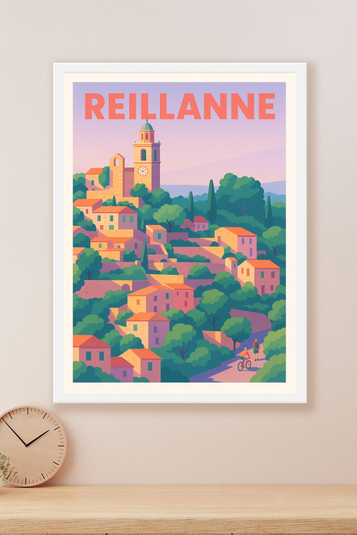 Affiche de Reillanne - Charme Provençal en Douceur