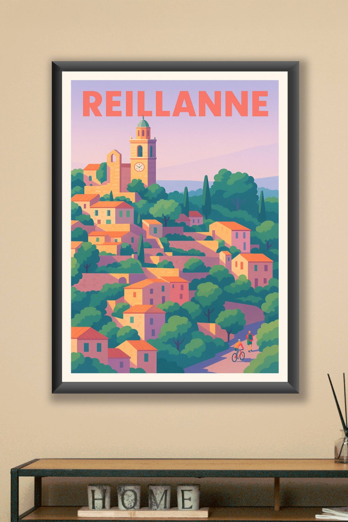 Affiche de Reillanne - Charme Provençal en Douceur