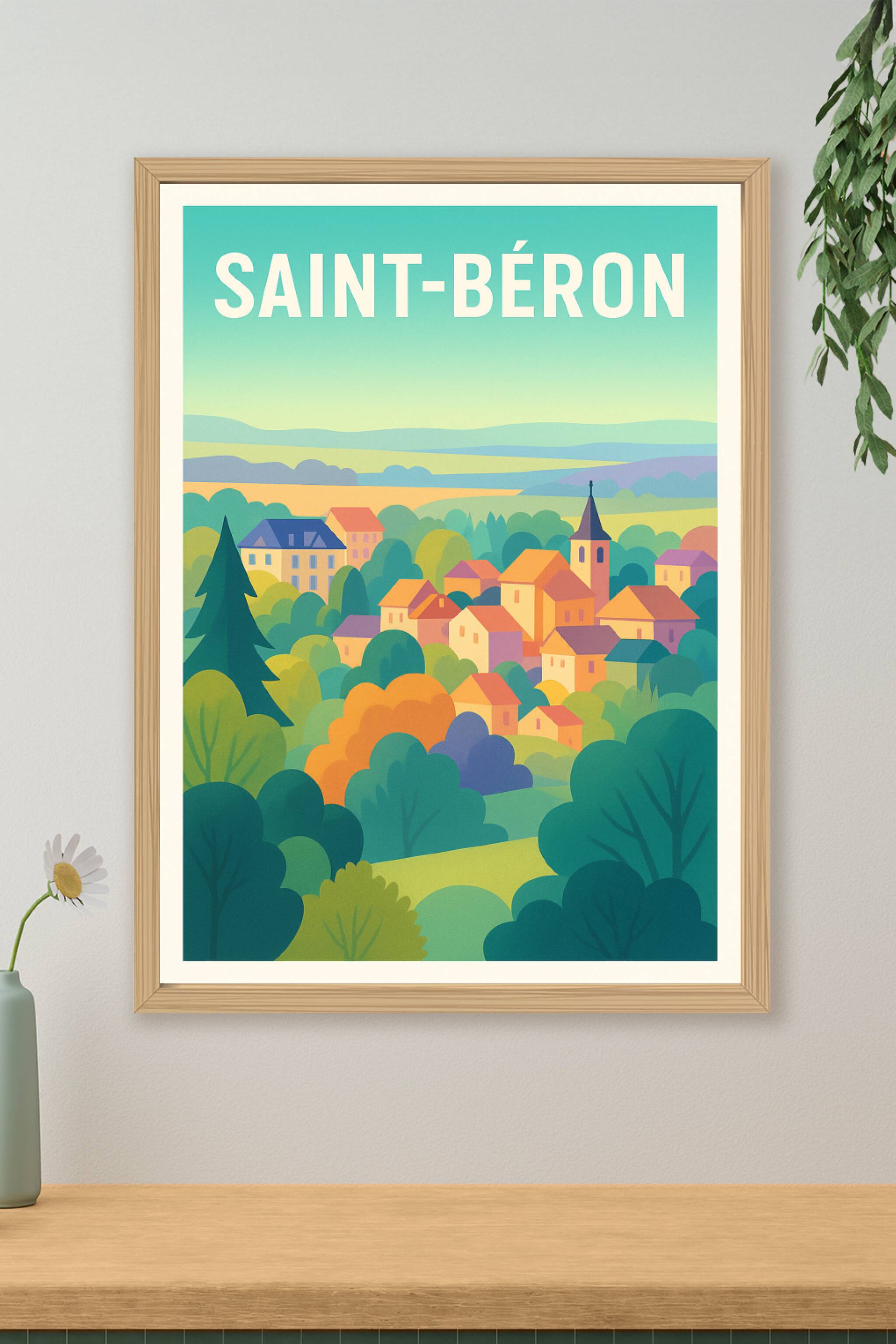 Affiche de Saint-Béron - L'évasion bucolique au cœur de la nature