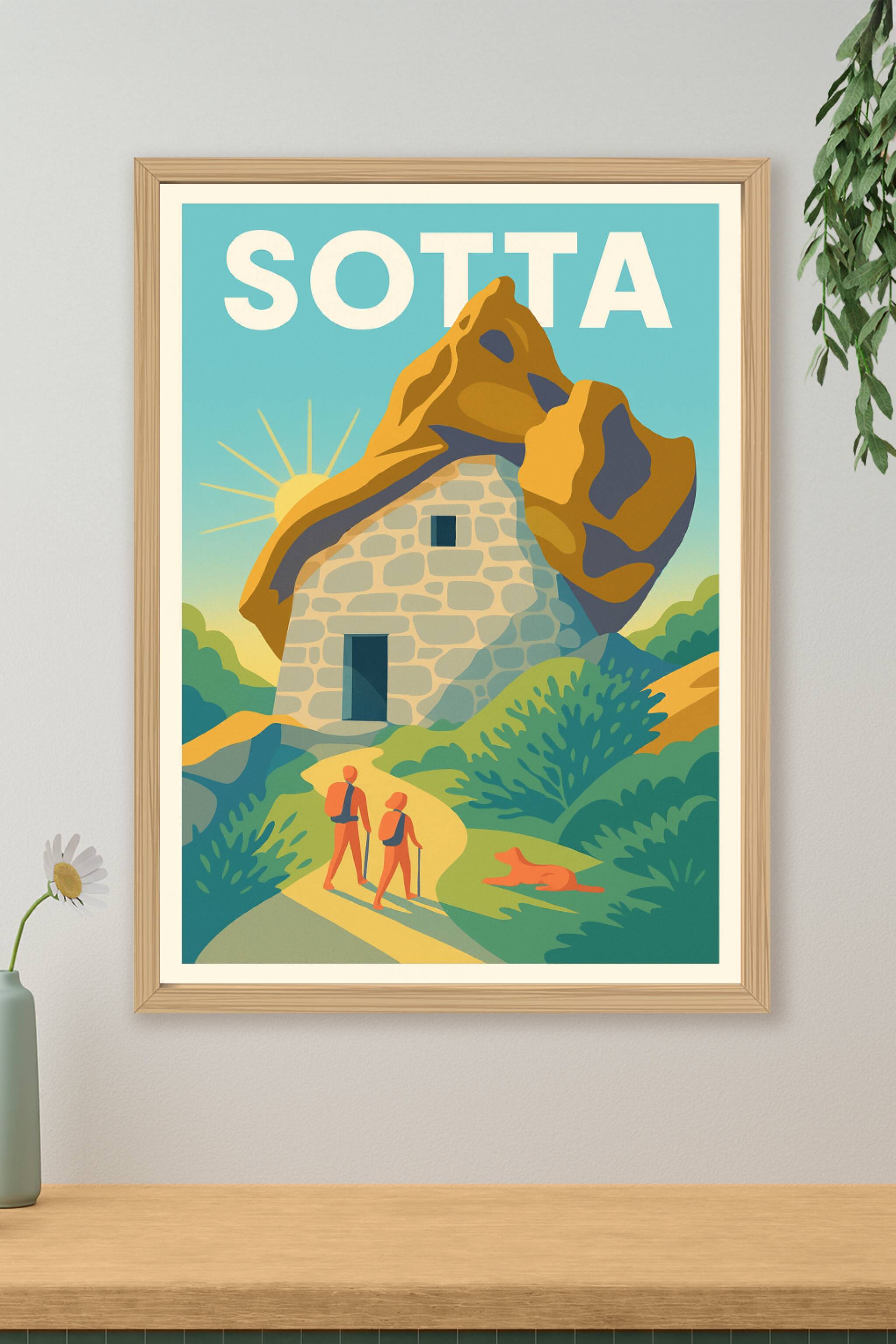 Affiche de Sotta - Évasion au cœur de la nature corse