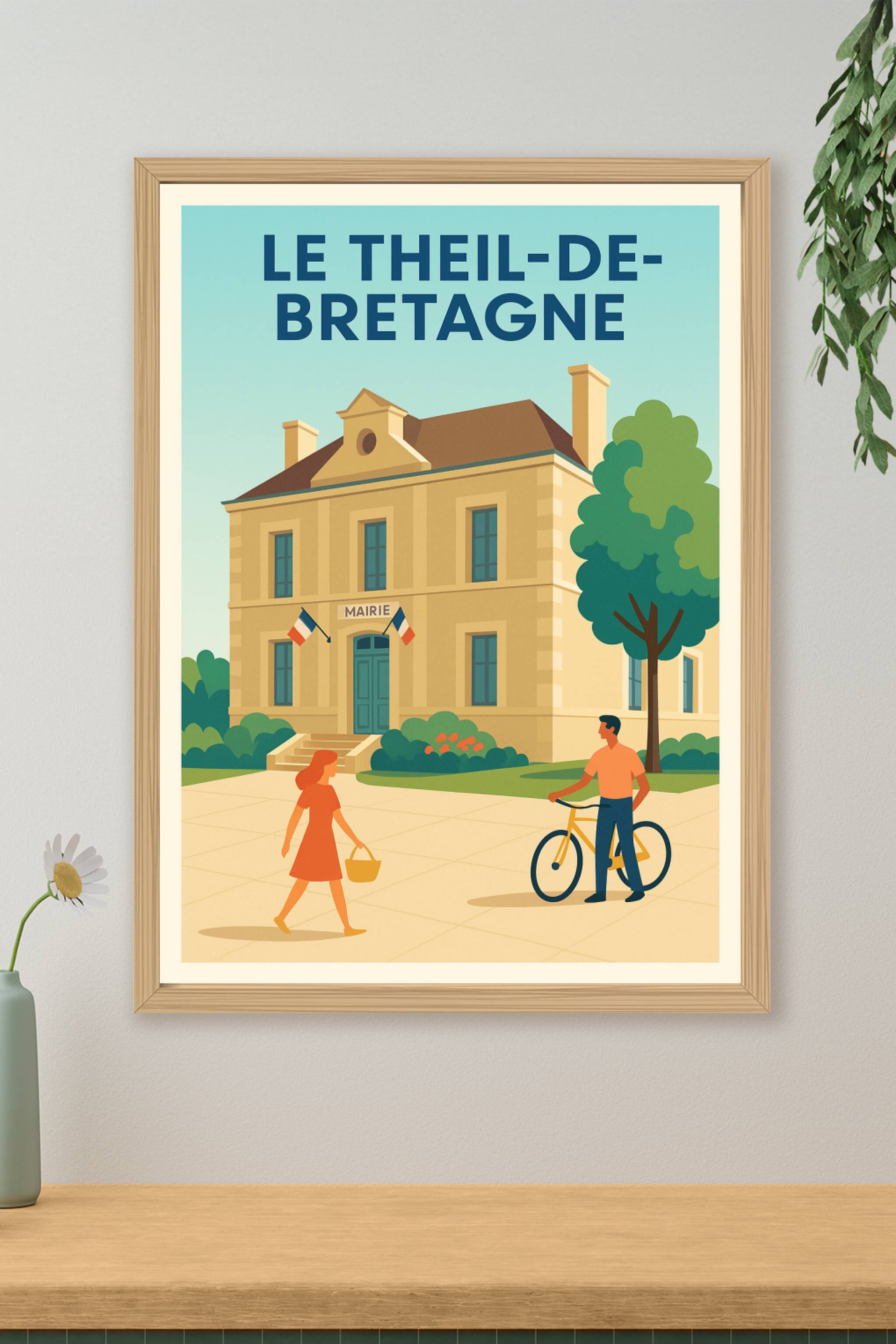 Affiche de Le Theil-de-Bretagne - Charme et sérénité au cœur de la Bretagne