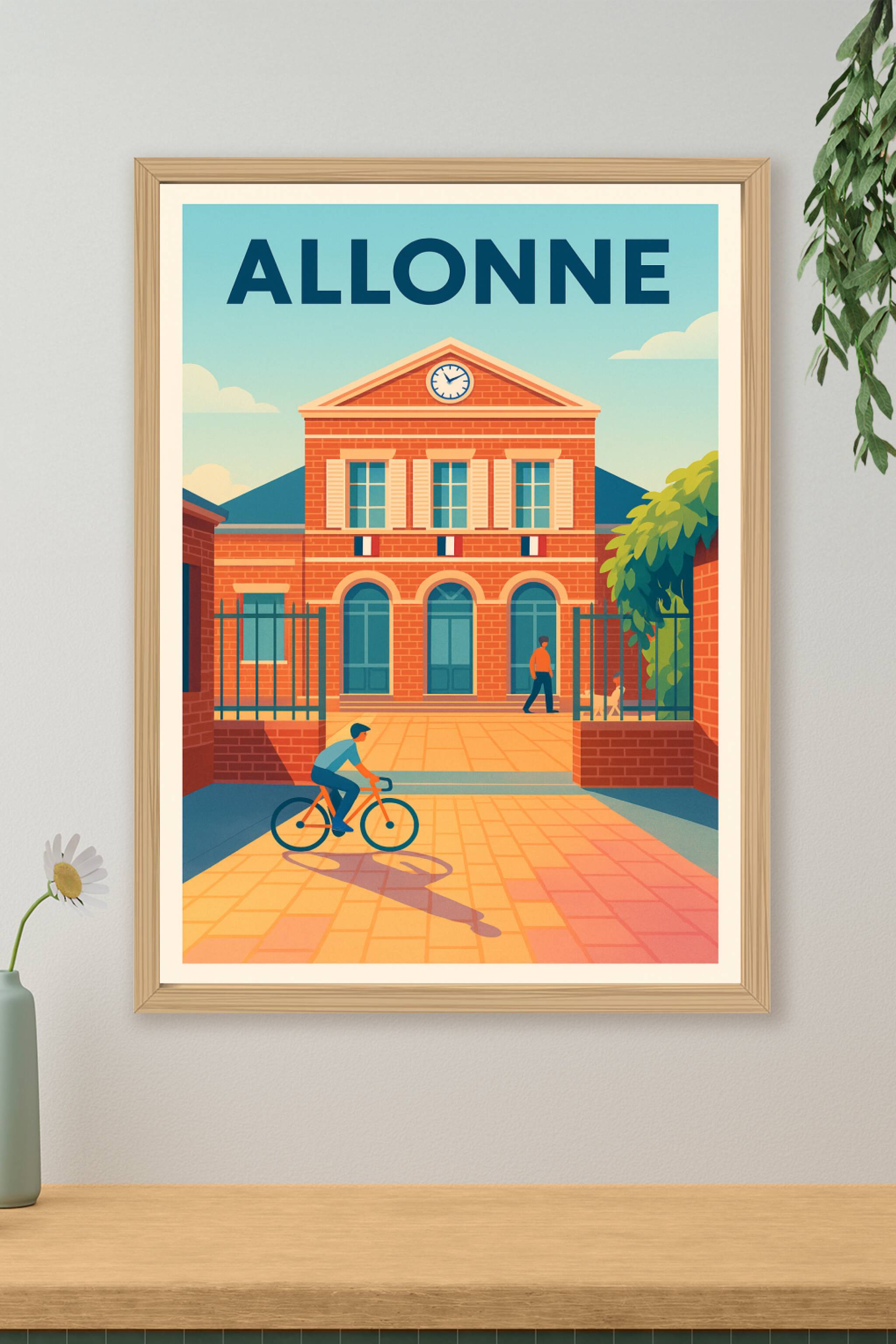 Affiche de Allonne - Charme authentique et sérénité locale
