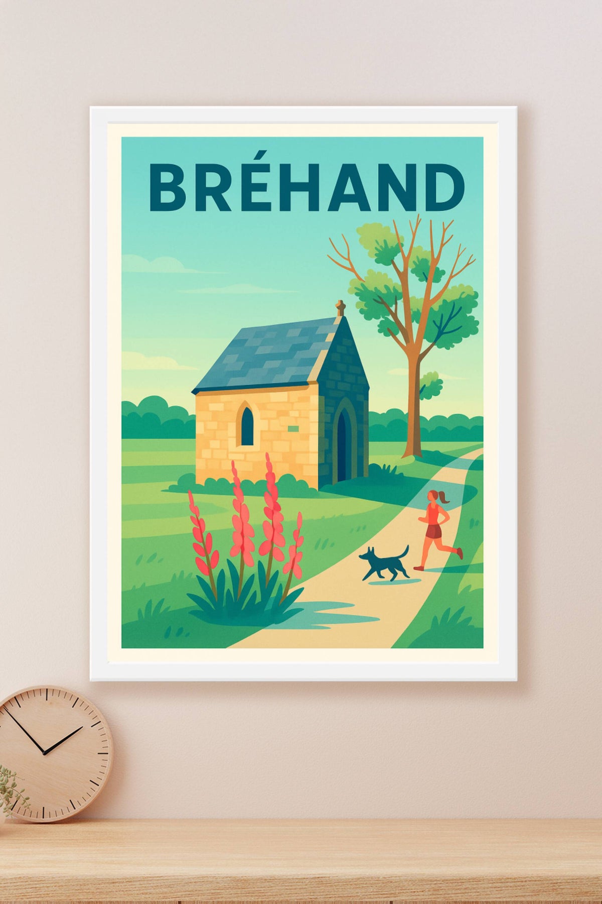 Affiche de Bréhand - Charme bucolique et nature paisible