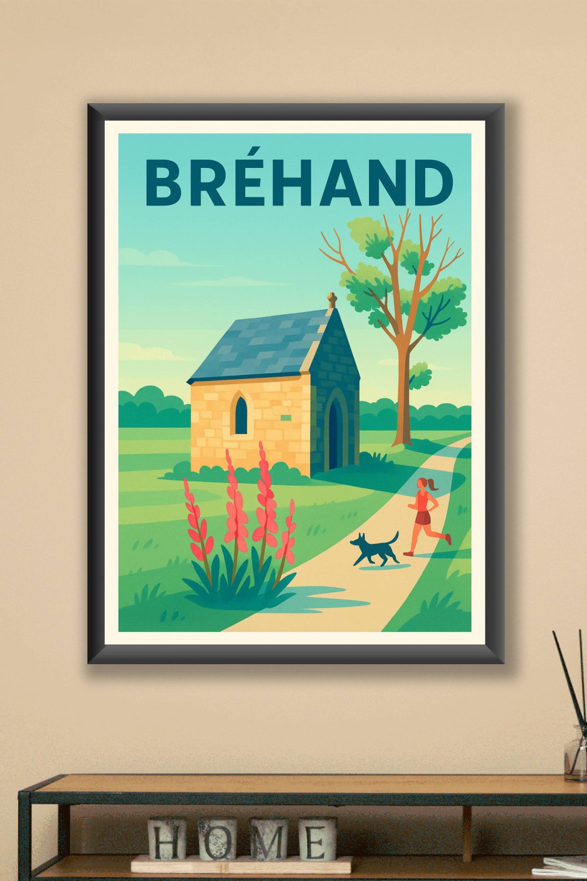 Affiche de Bréhand - Charme bucolique et nature paisible