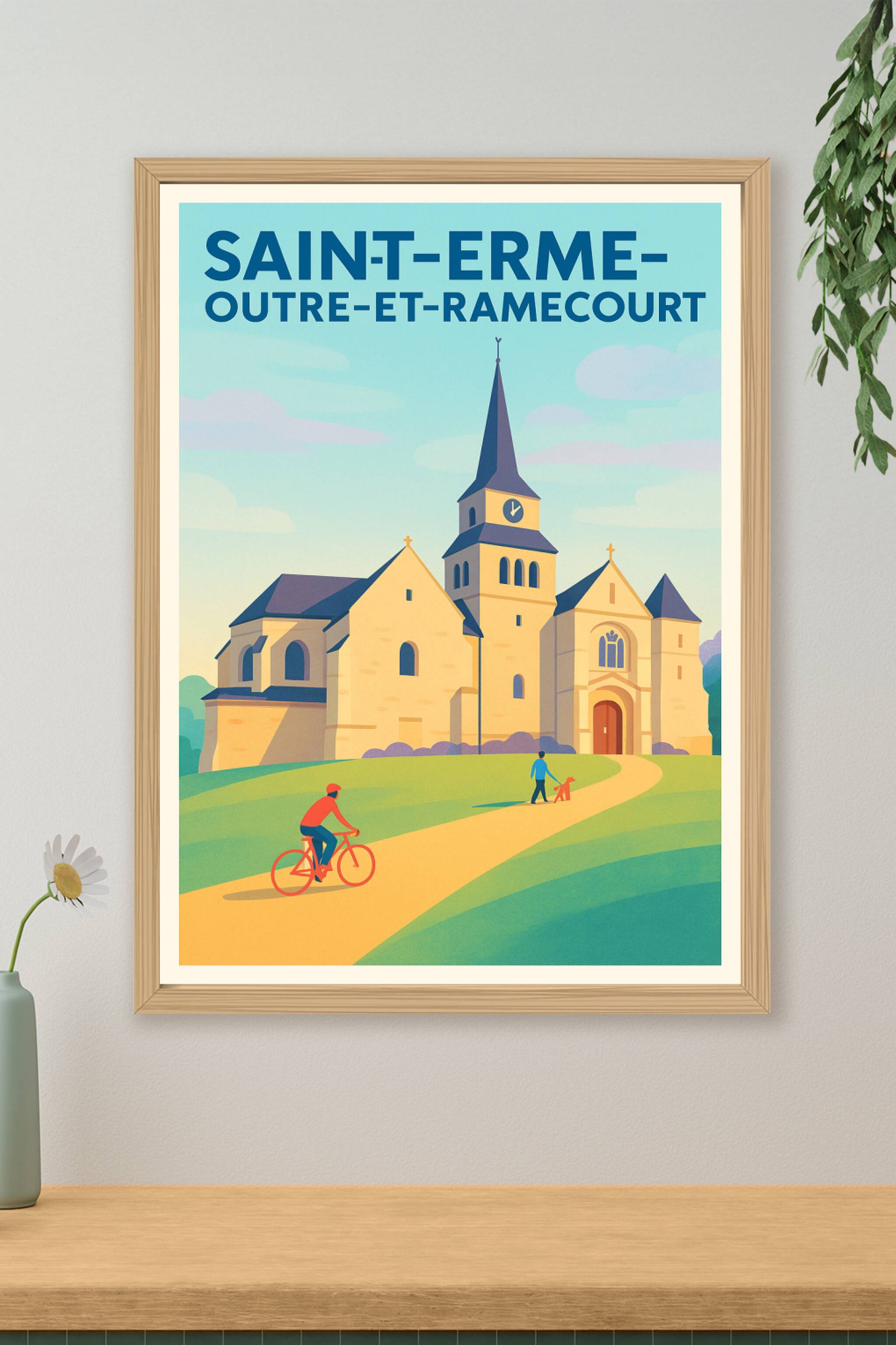 Affiche de Saint-Erme-Outre-et-Ramecourt - Charme et sérénité à l'église historique