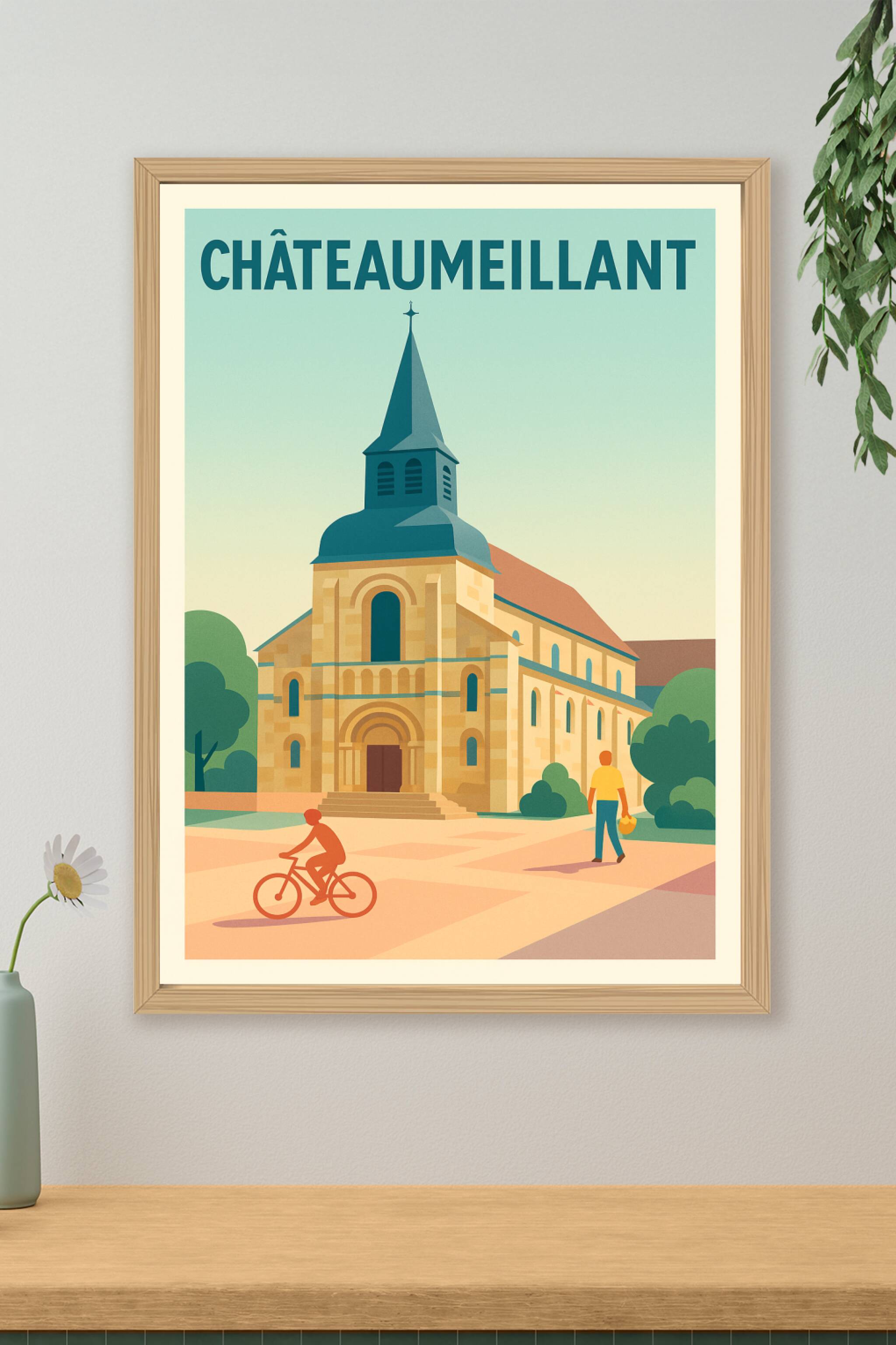 Affiche de Châteaumeillant - Charme et authenticité au cœur du Berry
