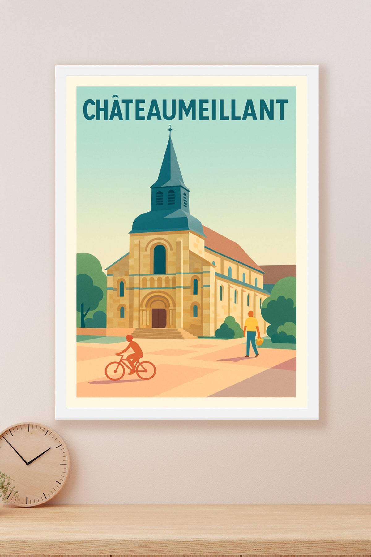Affiche de Châteaumeillant - Charme et authenticité au cœur du Berry