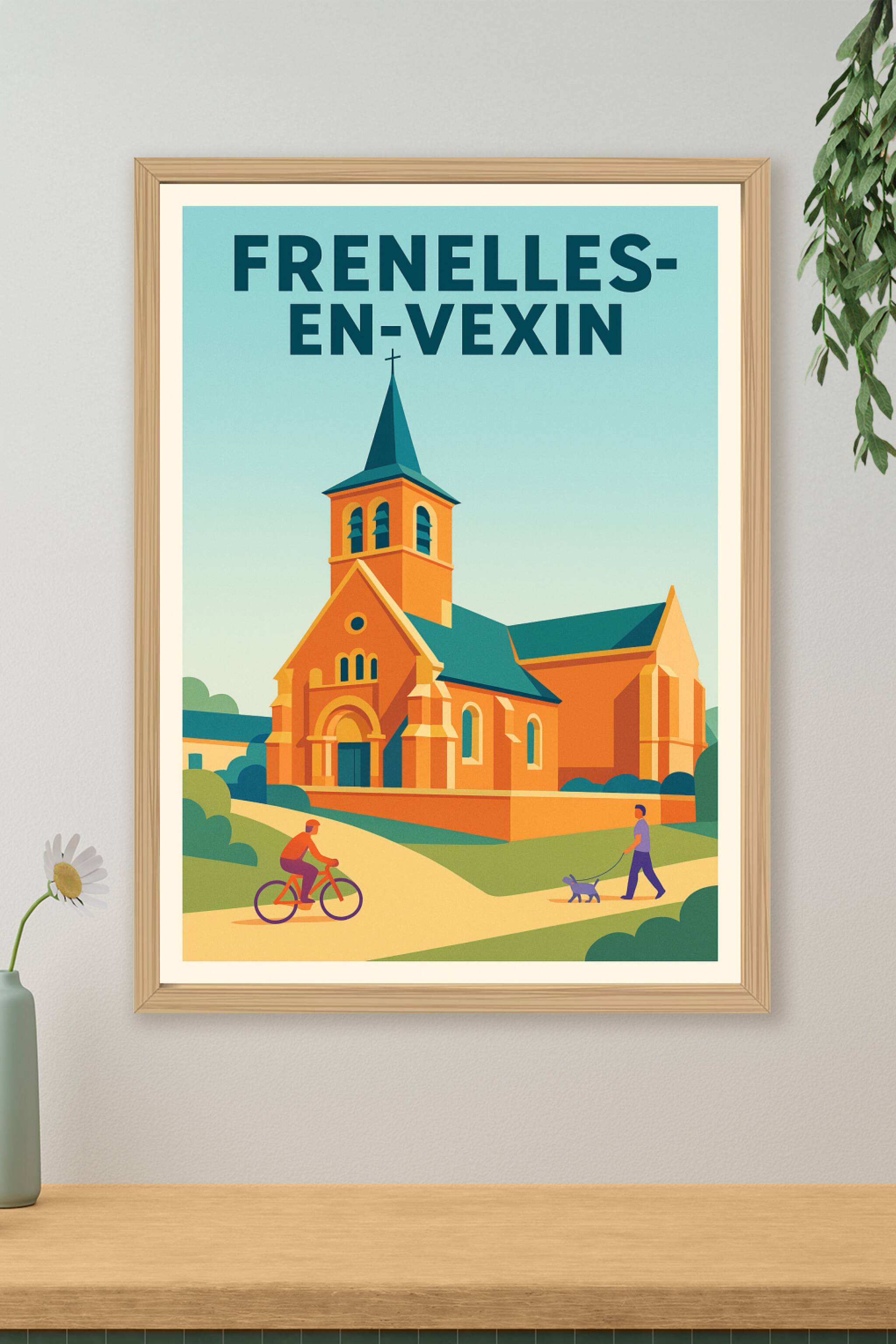 Affiche de Frenelles-en-Vexin - Charme et sérénité rurale
