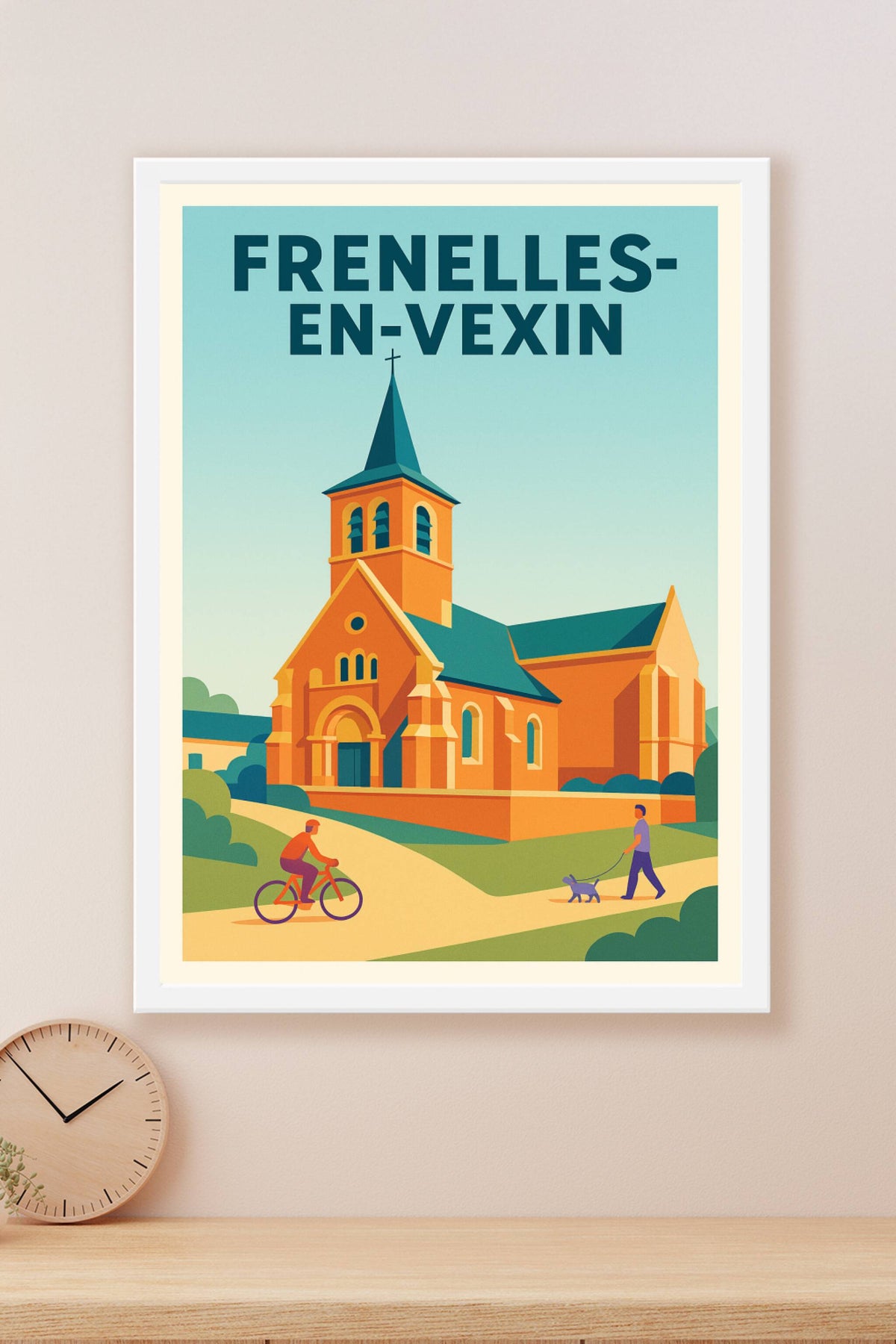 Affiche de Frenelles-en-Vexin - Charme et sérénité rurale