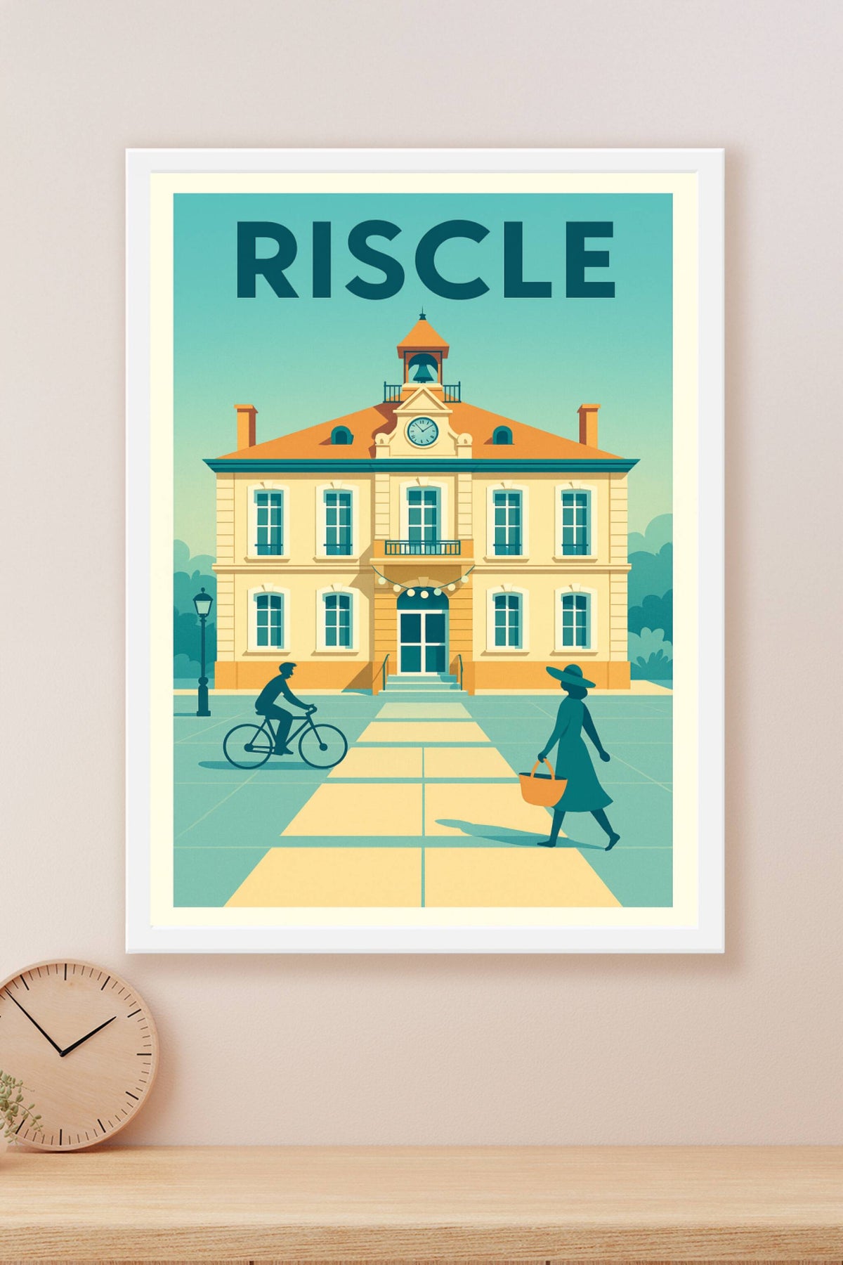 Affiche de Riscle - Charme et Sérénité au Cœur du Village