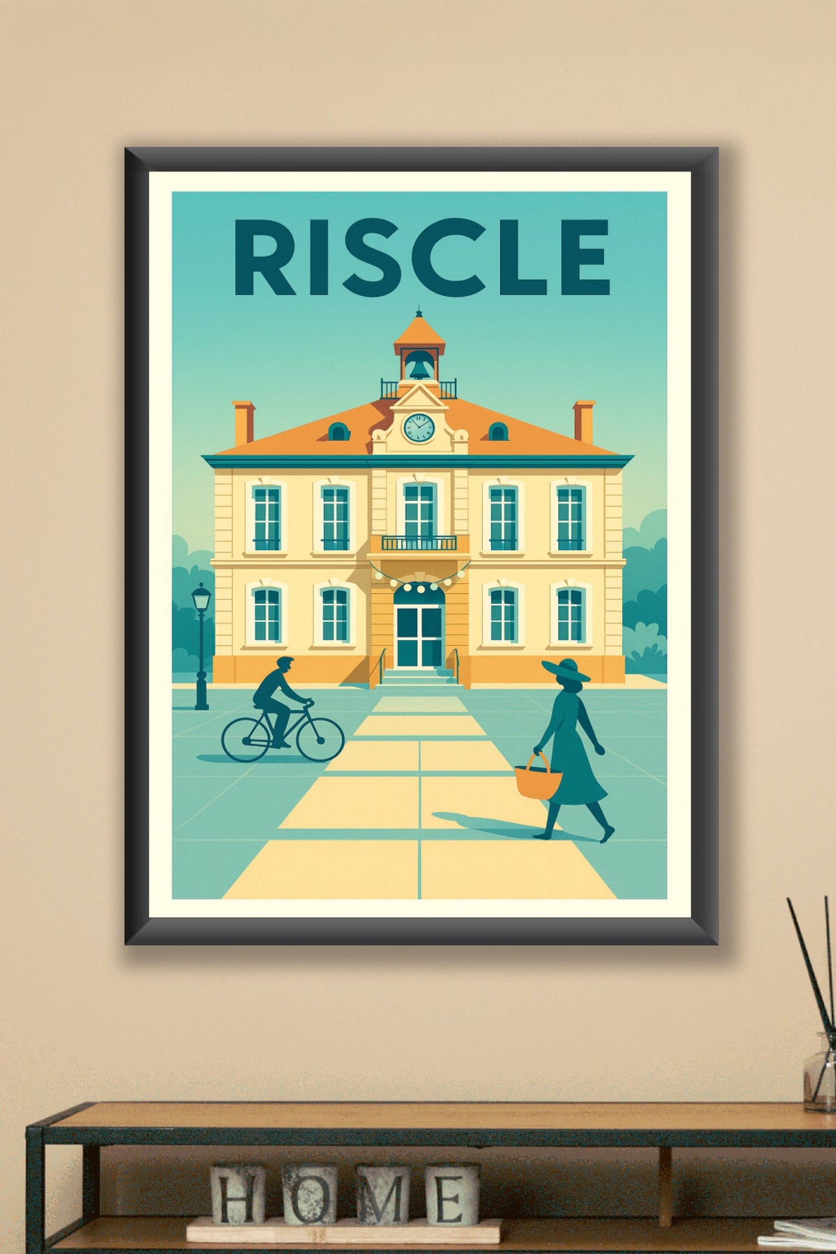 Affiche de Riscle - Charme et Sérénité au Cœur du Village