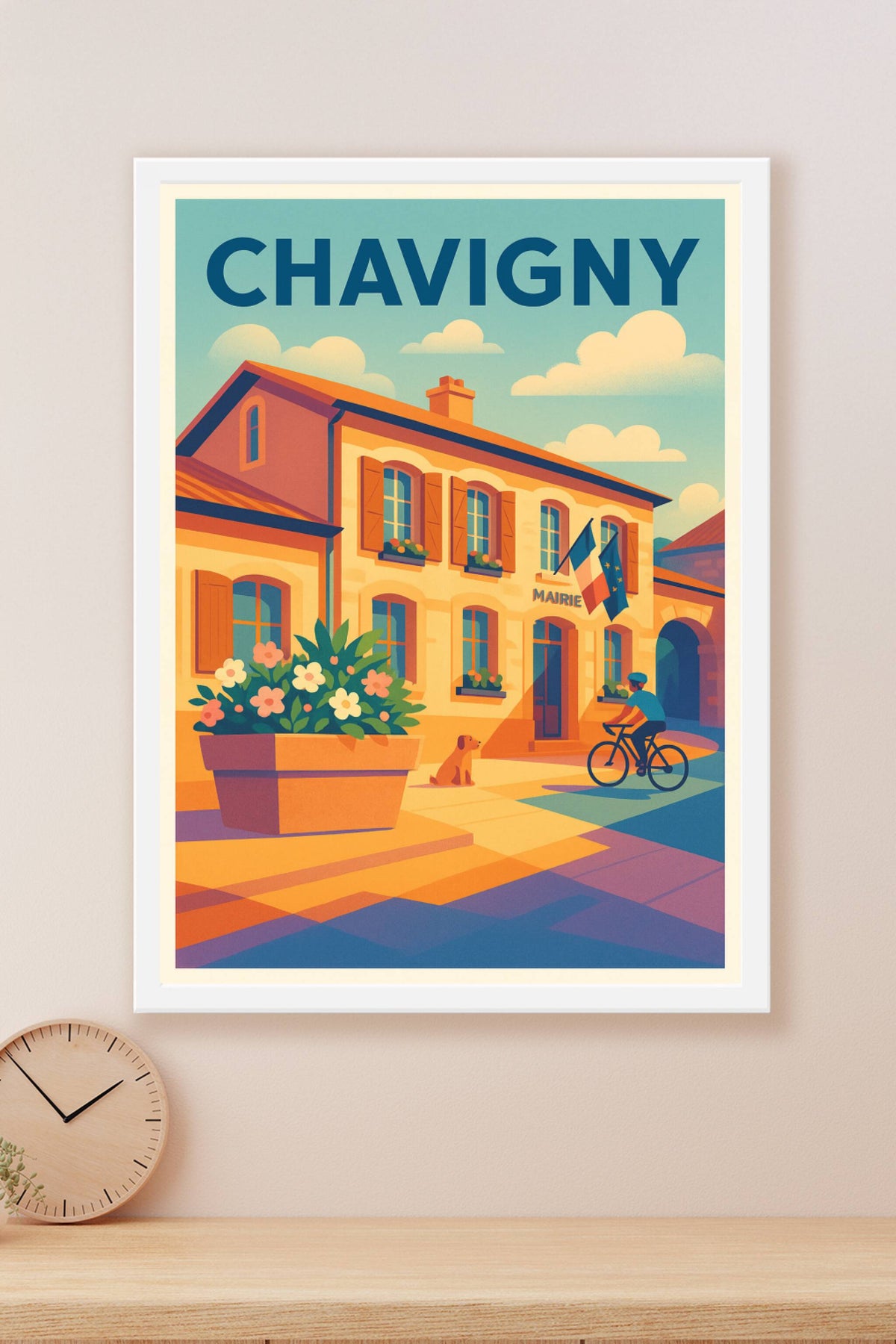 Affiche de Chavigny - Charme et douceur de la vie locale