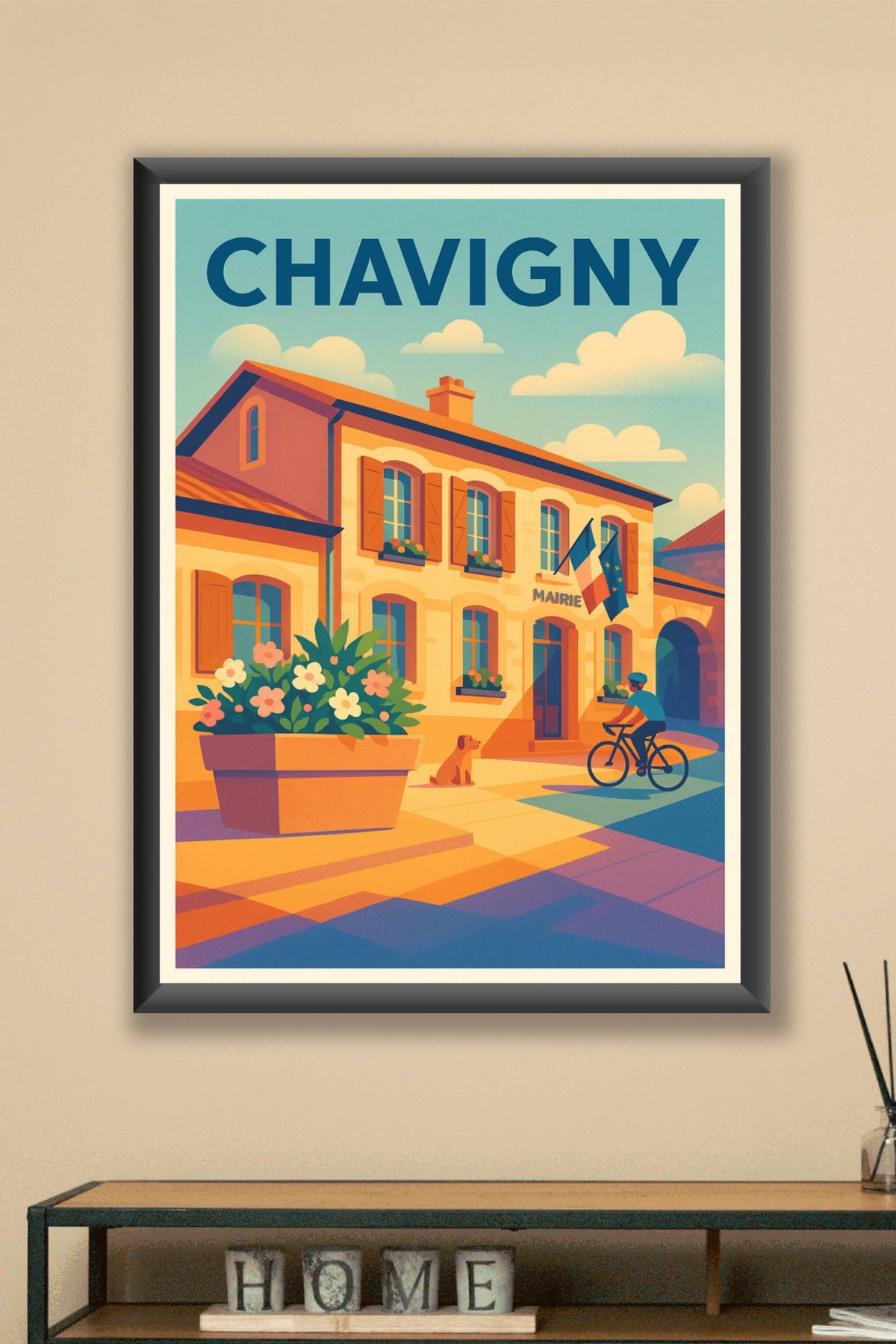 Affiche de Chavigny - Charme et douceur de la vie locale
