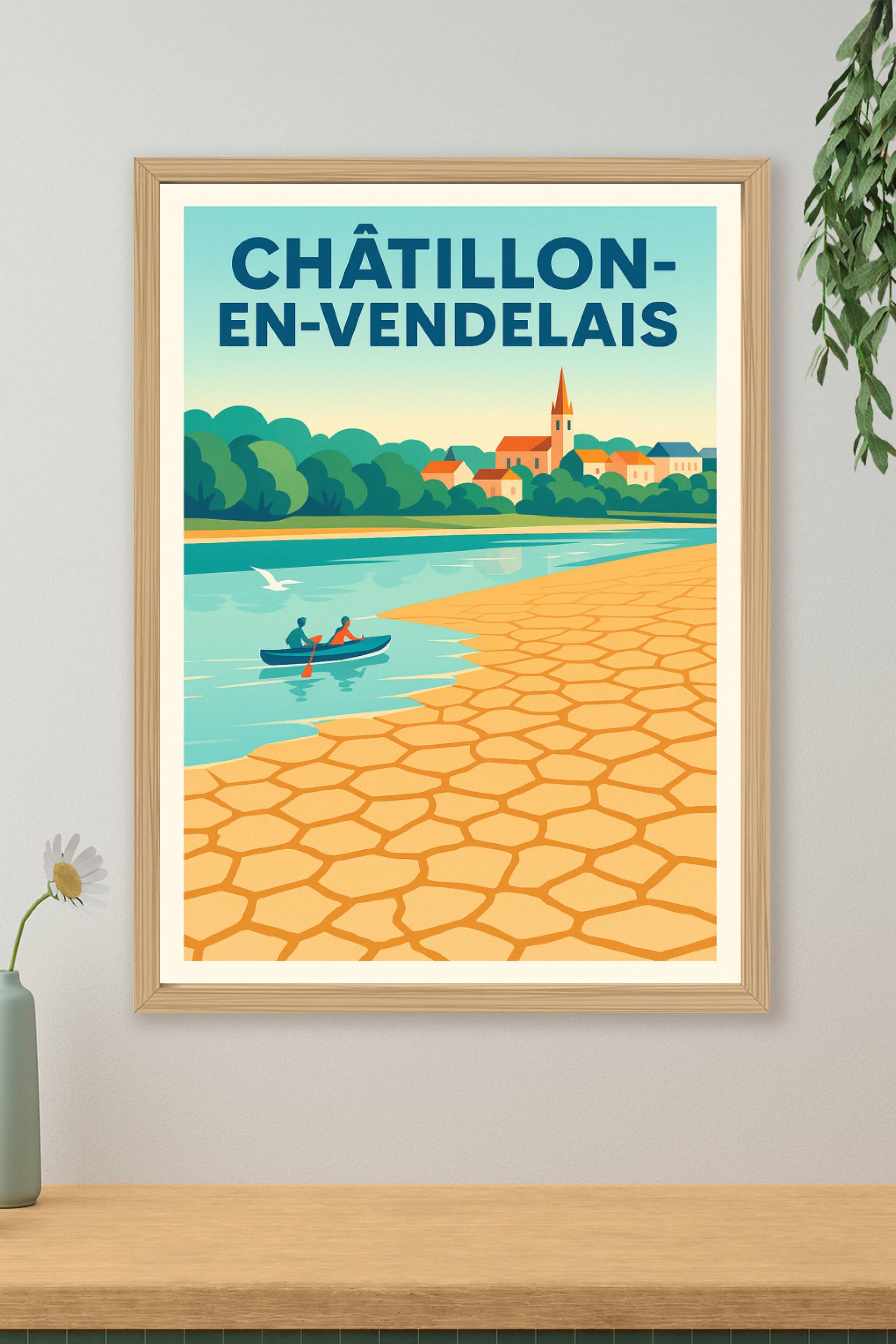 Affiche de Châtillon-en-Vendelais - Évasion paisible au fil de l'eau