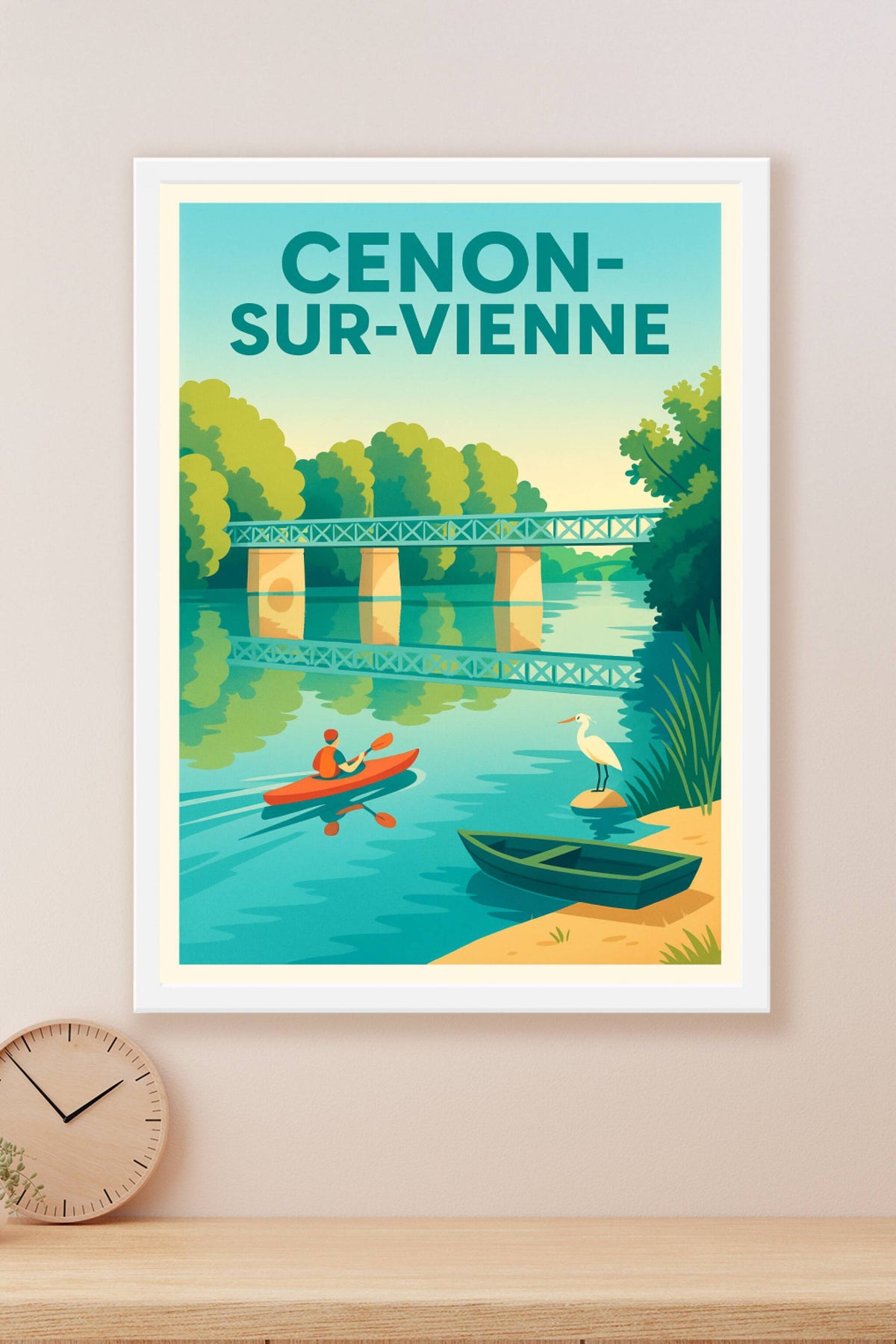 Affiche de Cenon-sur-Vienne - Sérénité au fil de l'eau