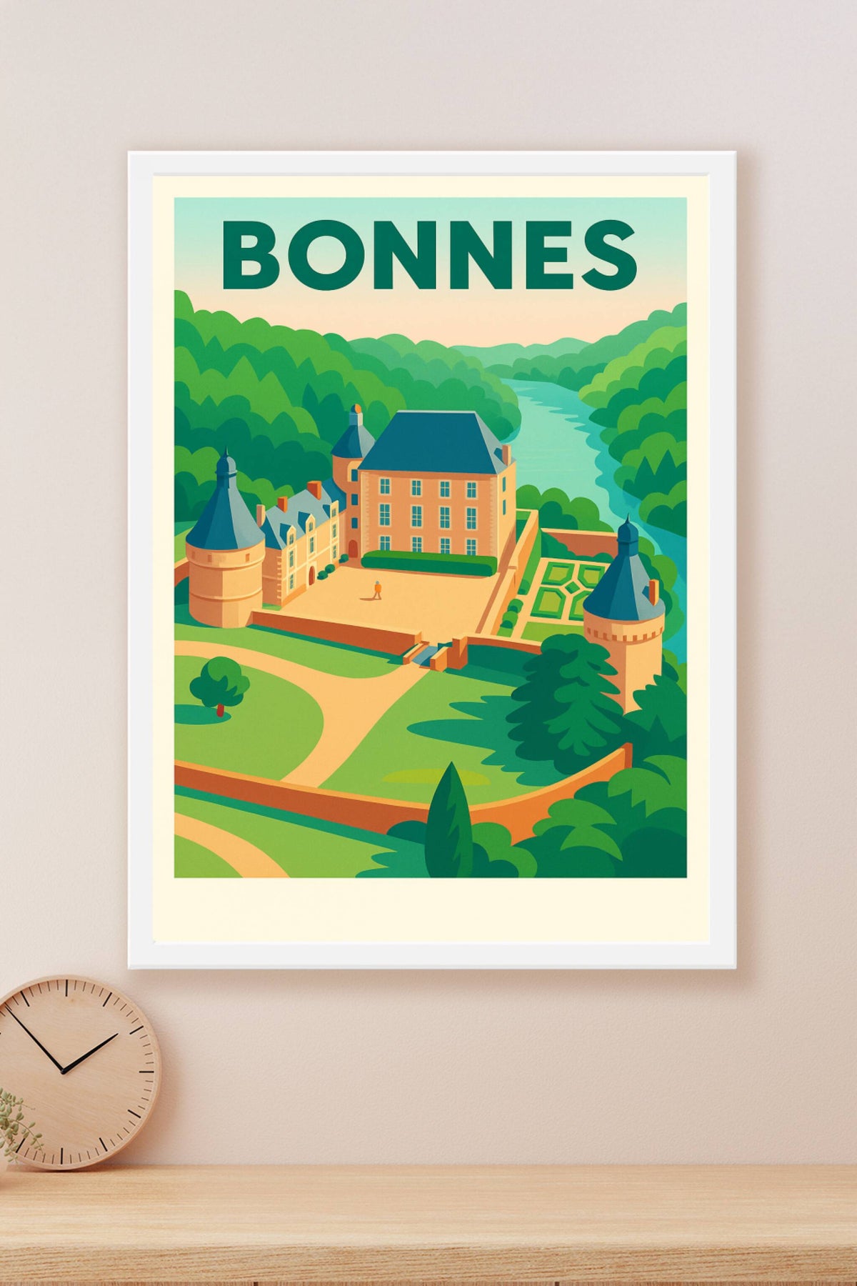 Affiche de Bonnes - Évasion au Château et Vallée Verdoyante