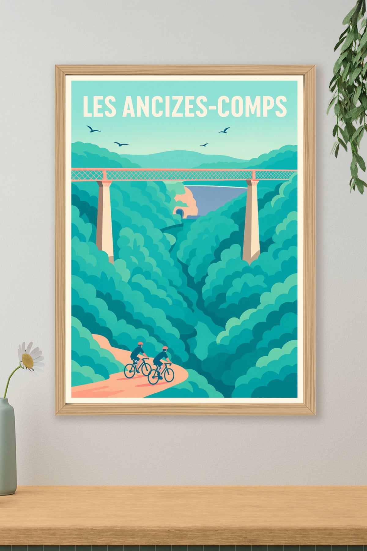 Affiche de Les Ancizes-Comps - Évasion nature et aventures à vélo
