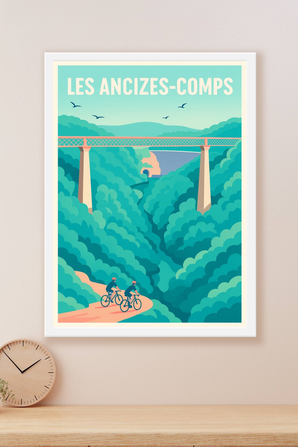 Affiche de Les Ancizes-Comps - Évasion nature et aventures à vélo