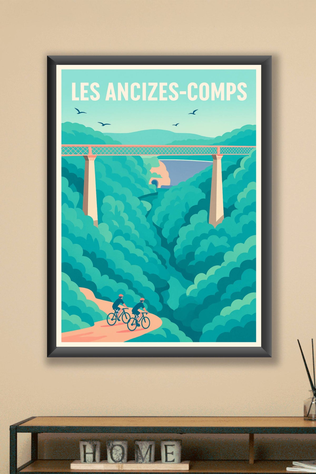 Affiche de Les Ancizes-Comps - Évasion nature et aventures à vélo