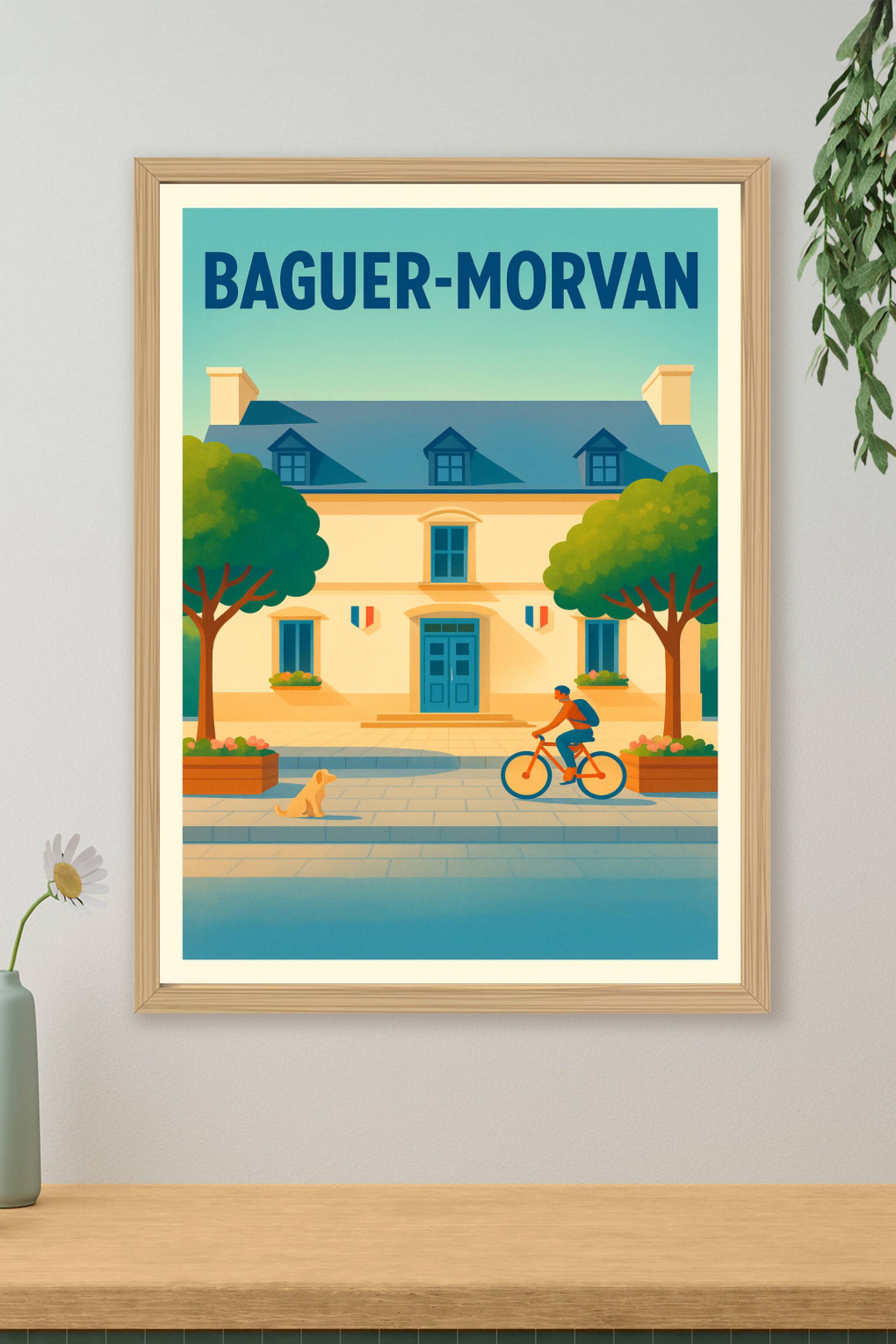 Affiche de Baguer-Morvan - Charme et sérénité au cœur de la Bretagne