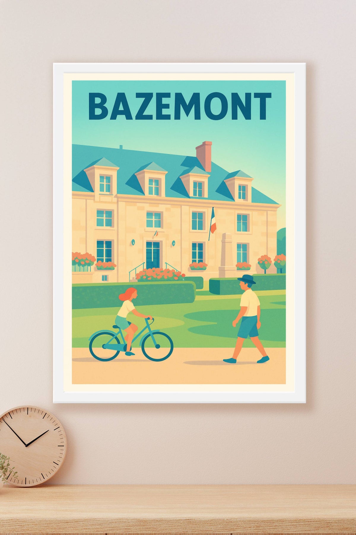 Affiche de Bazemont - La douceur de vivre à l'ombre des belles demeures