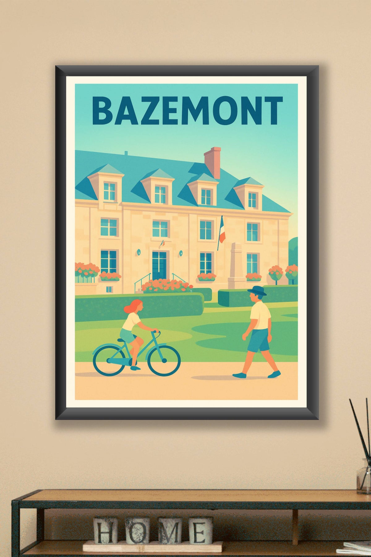 Affiche de Bazemont - La douceur de vivre à l'ombre des belles demeures