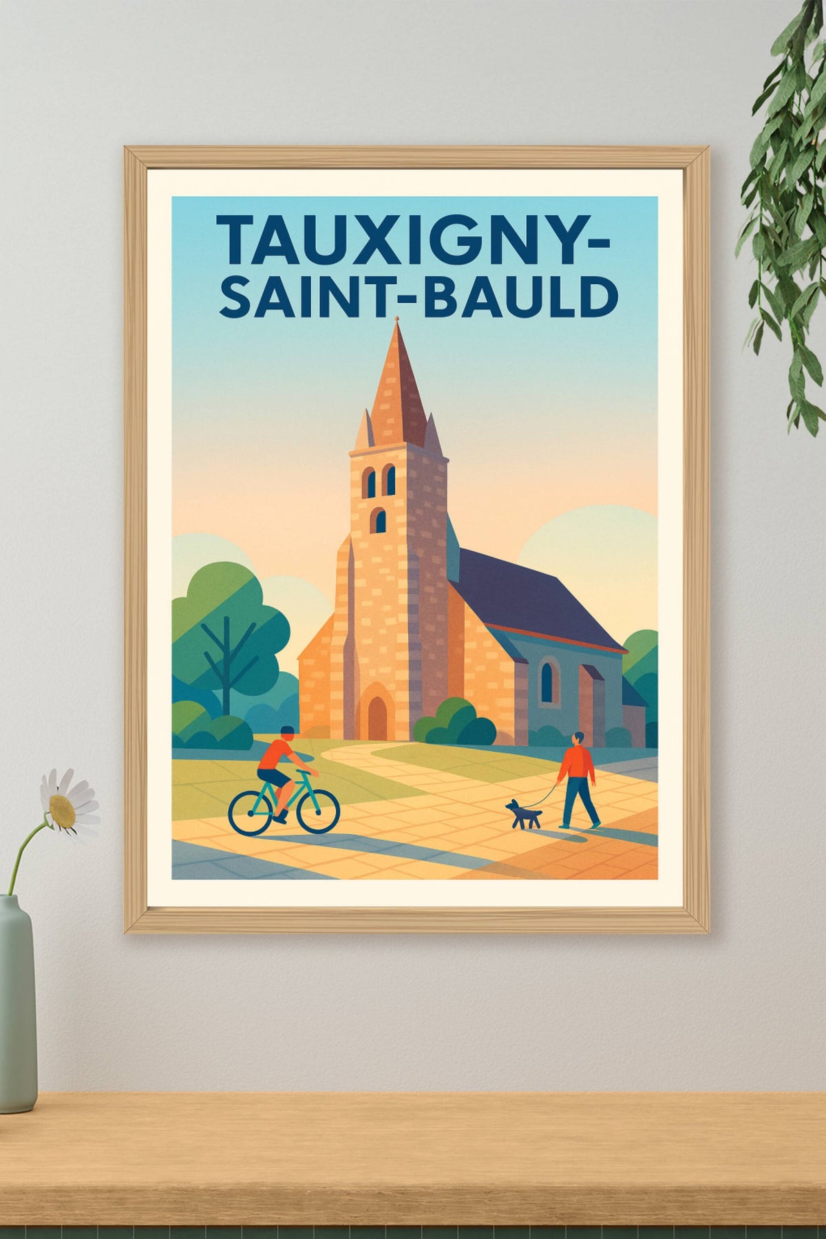Affiche de Tauxigny-Saint-Bauld - Charme et sérénité au cœur du patrimoine