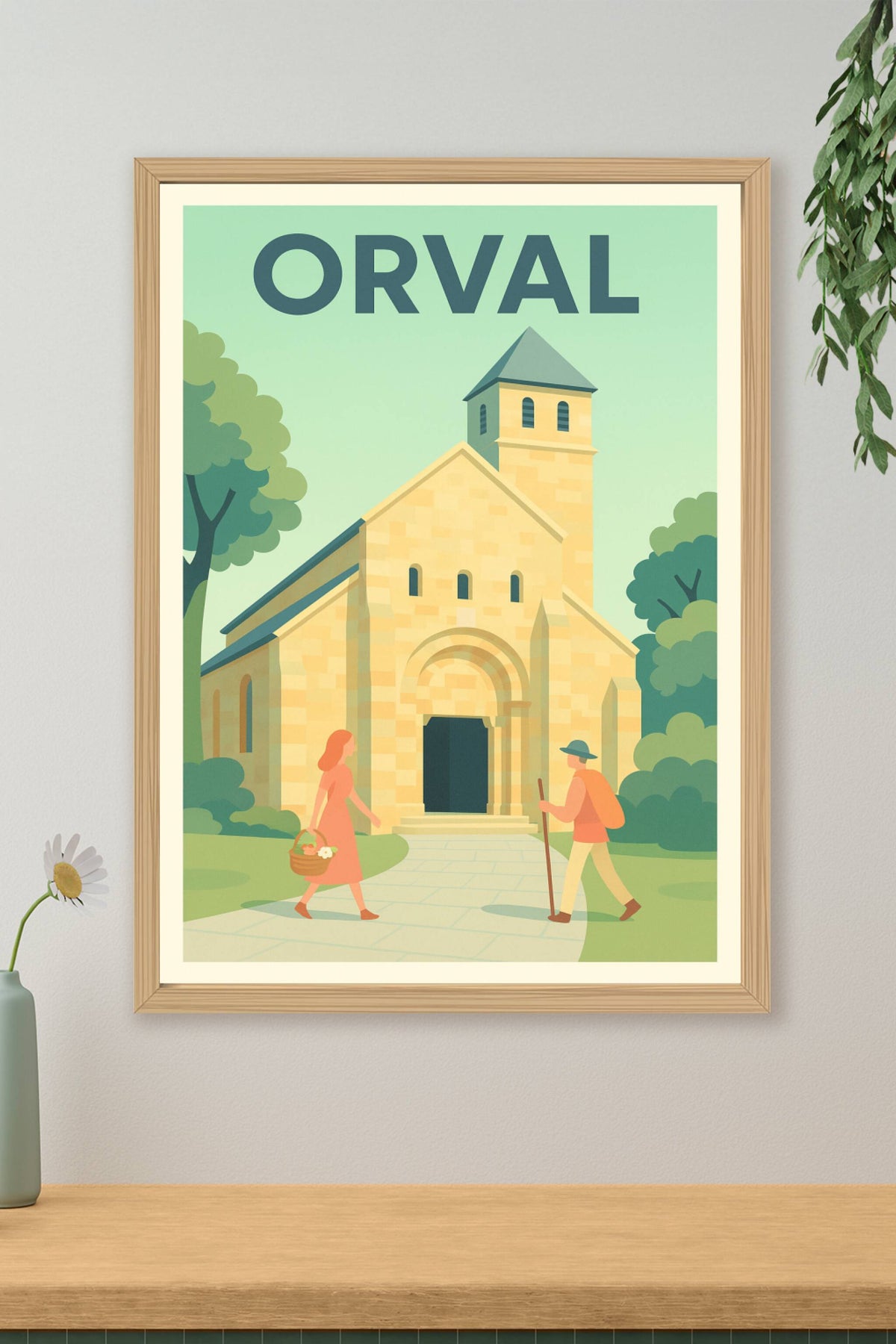 Affiche de Orval - L'élégance intemporelle de l'Abbaye