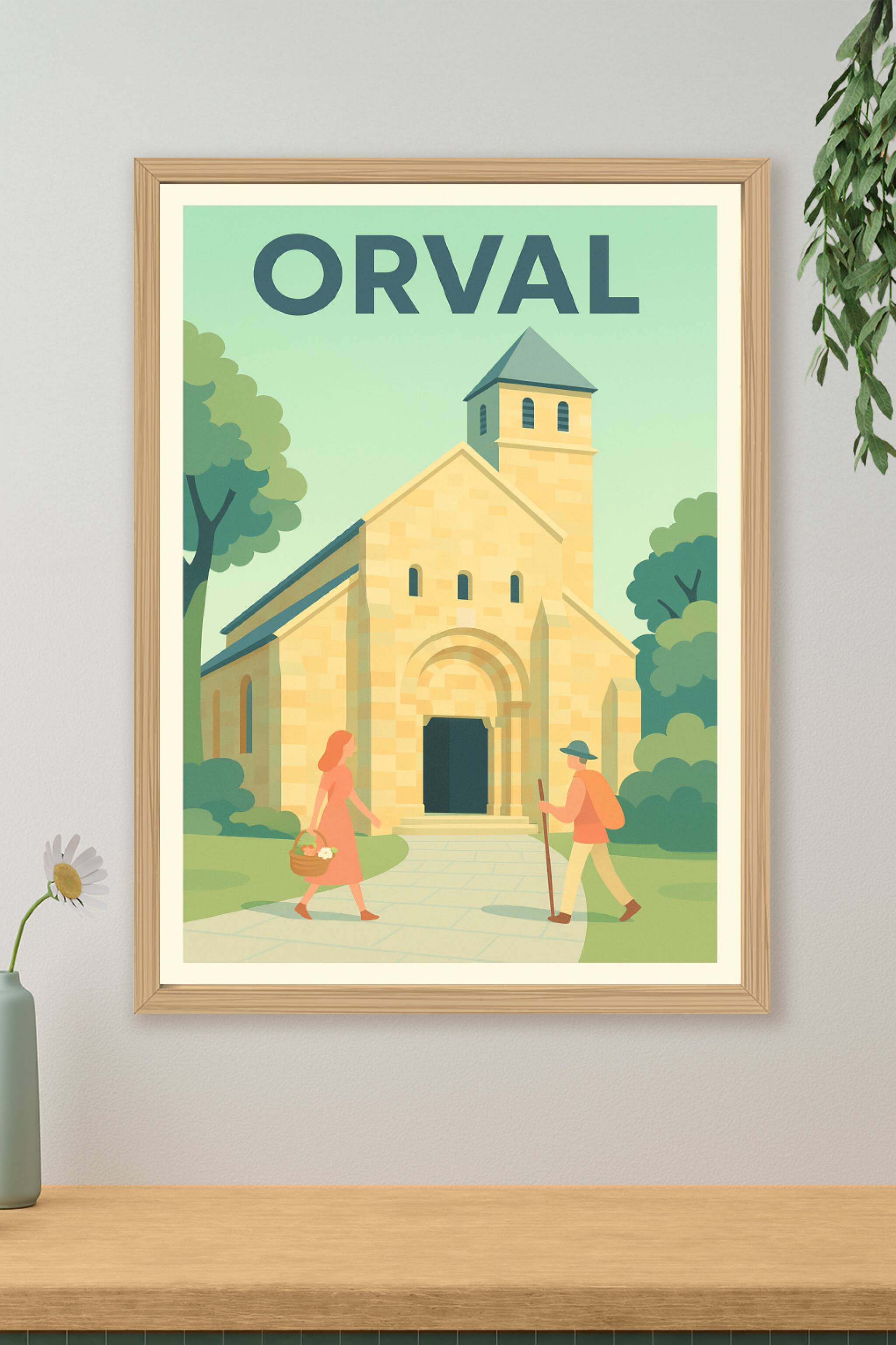 Affiche de Orval - L'élégance intemporelle de l'Abbaye