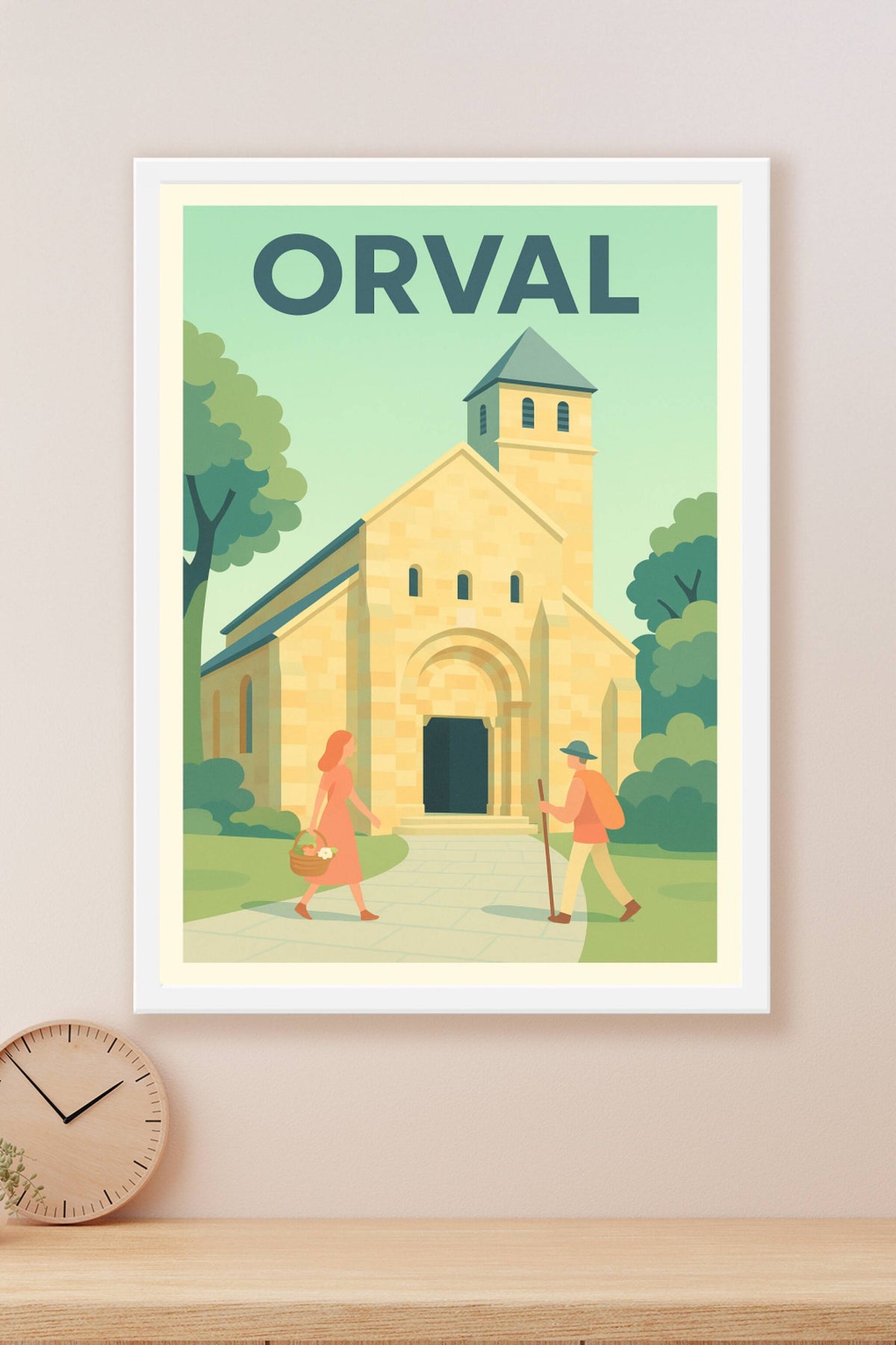 Affiche de Orval - L'élégance intemporelle de l'Abbaye