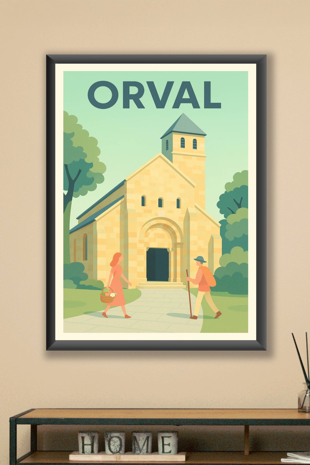 Affiche de Orval - L'élégance intemporelle de l'Abbaye