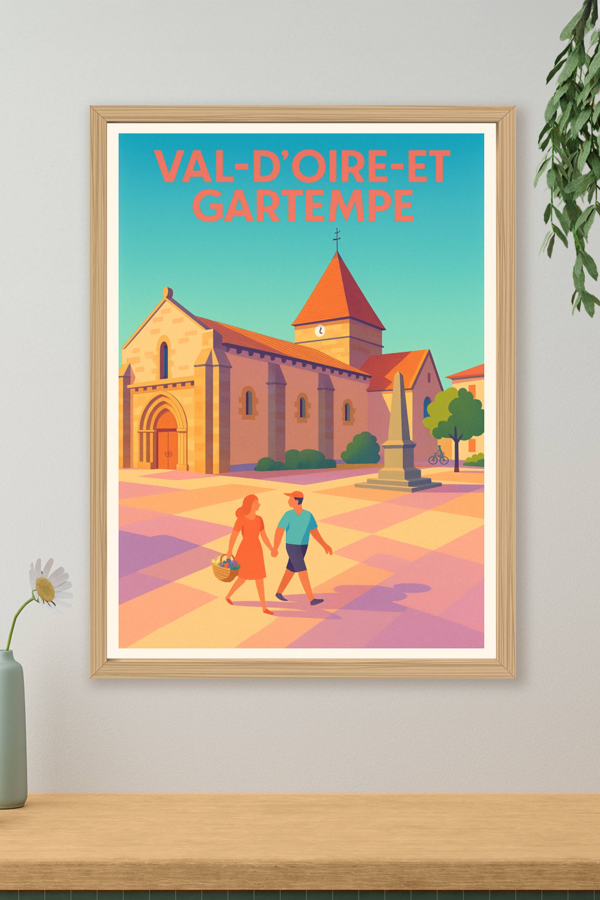 Affiche de Val-d'Oire-et-Gartempe - Charme et douceur à la française