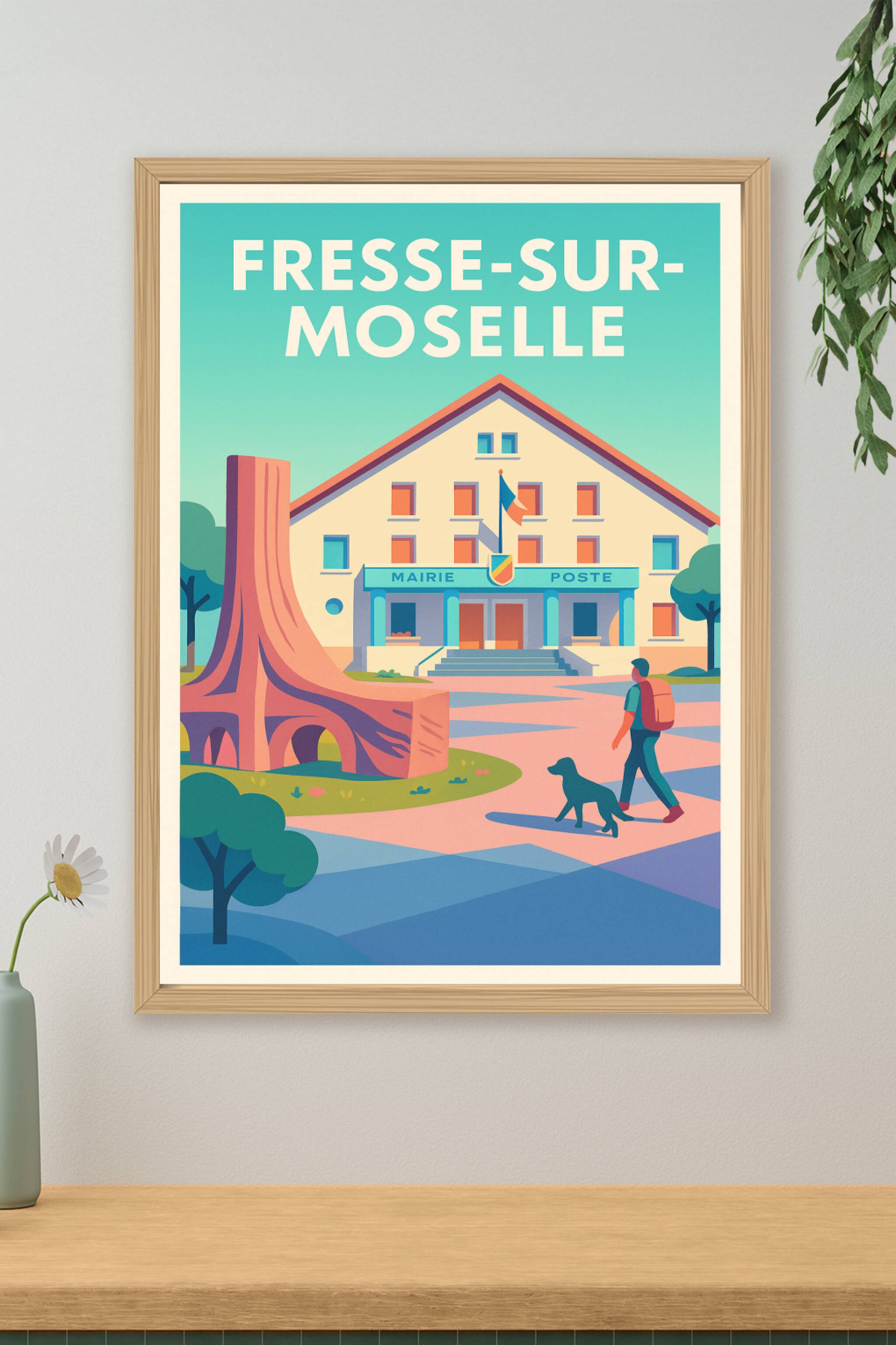 Affiche de Fresse-sur-Moselle - Charme et sérénité au cœur des Vosges