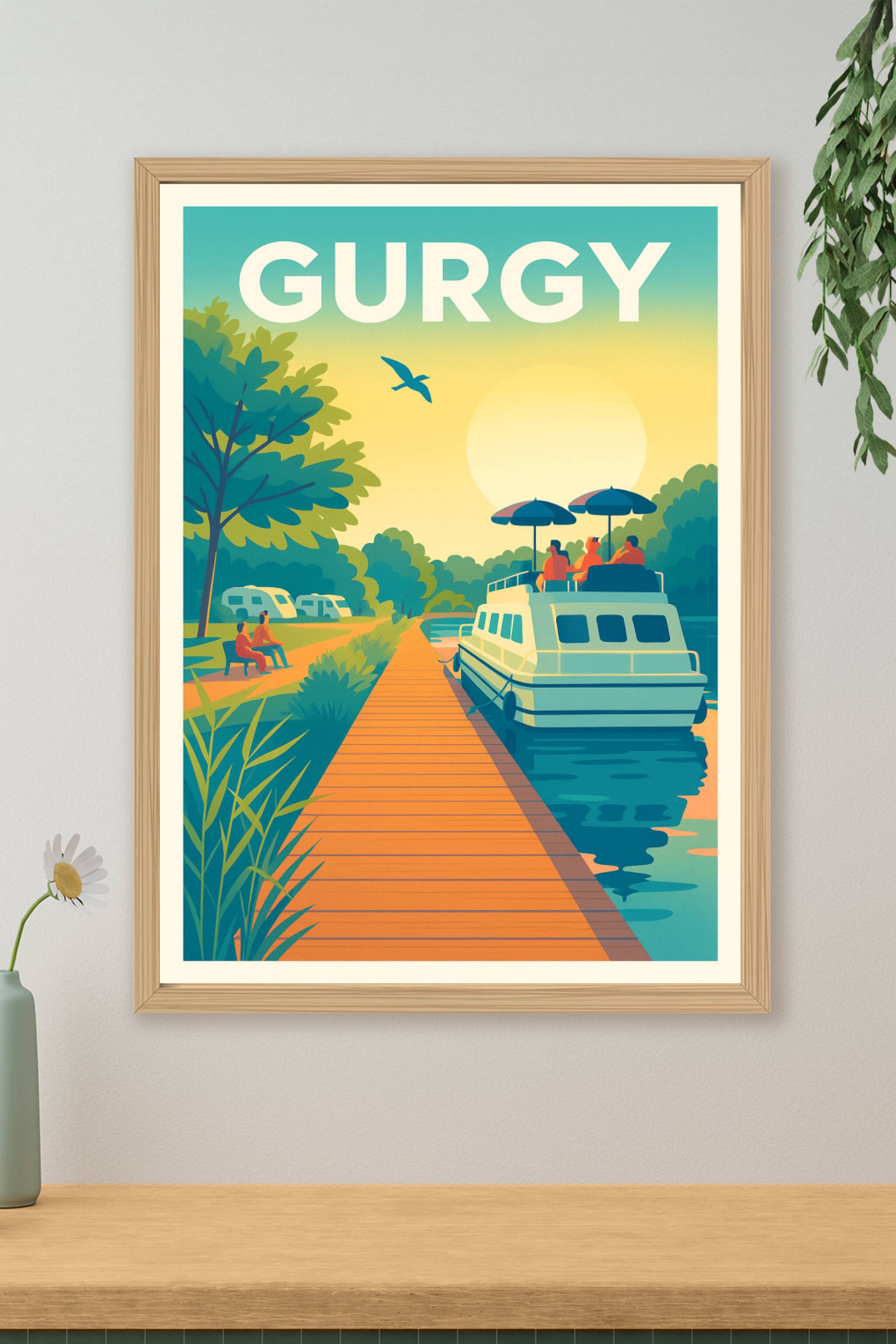 Affiche de Gurgy - Escapade paisible au bord de l'eau