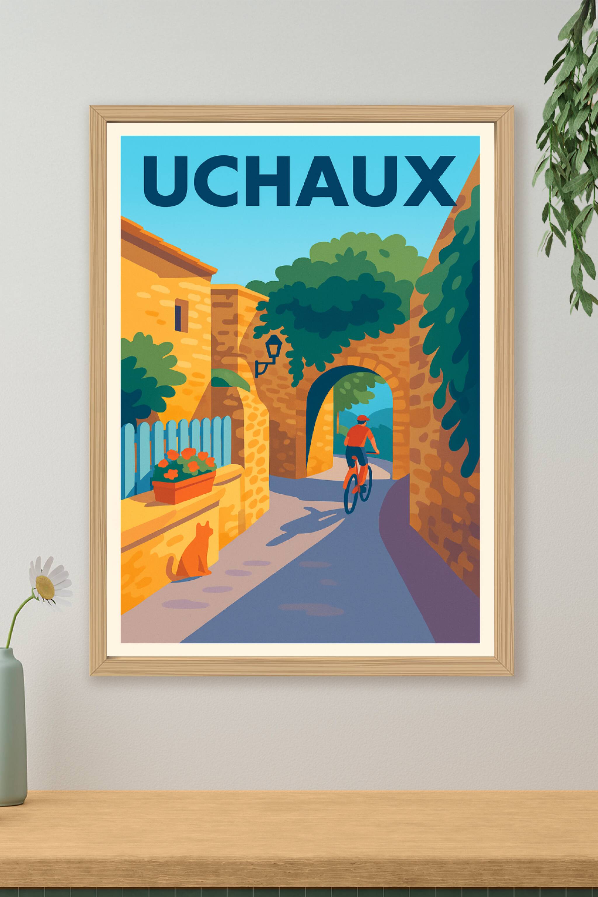 Affiche de Uchaux - Balade pittoresque au cœur du village