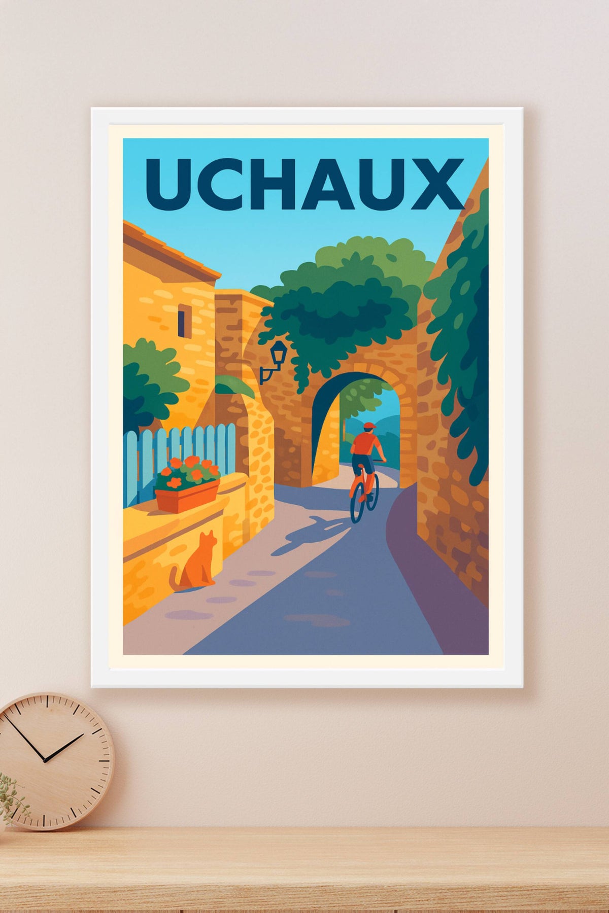 Affiche de Uchaux - Balade pittoresque au cœur du village