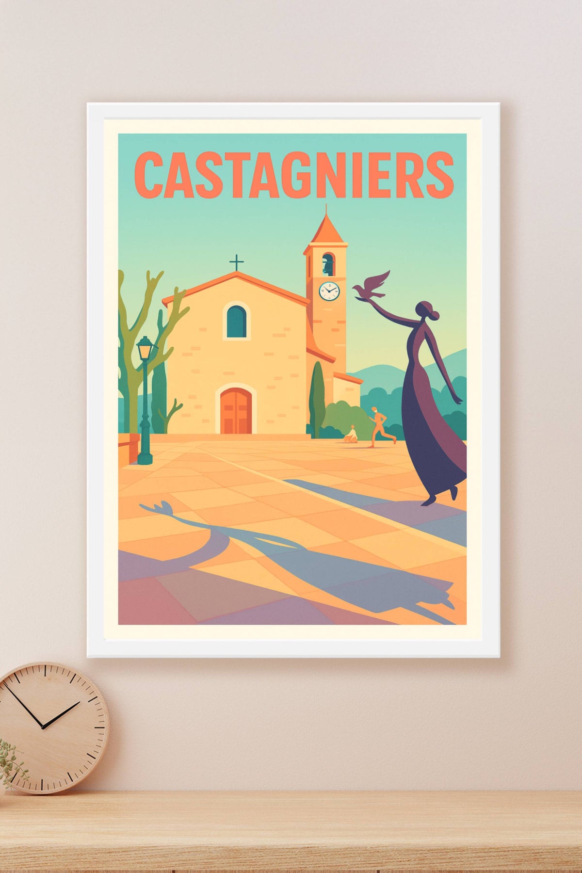 Affiche de Castagniers - Charme et sérénité en terrasse ensoleillée