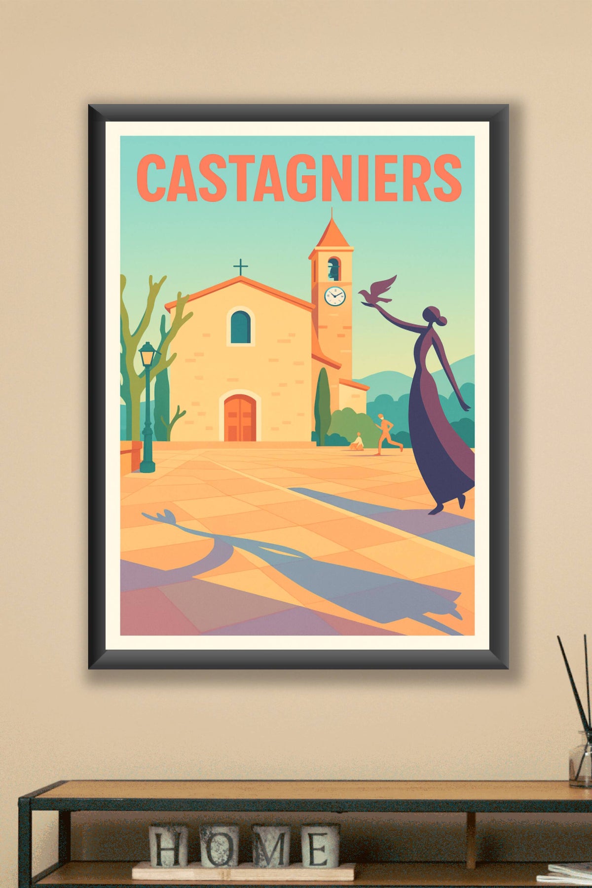 Affiche de Castagniers - Charme et sérénité en terrasse ensoleillée