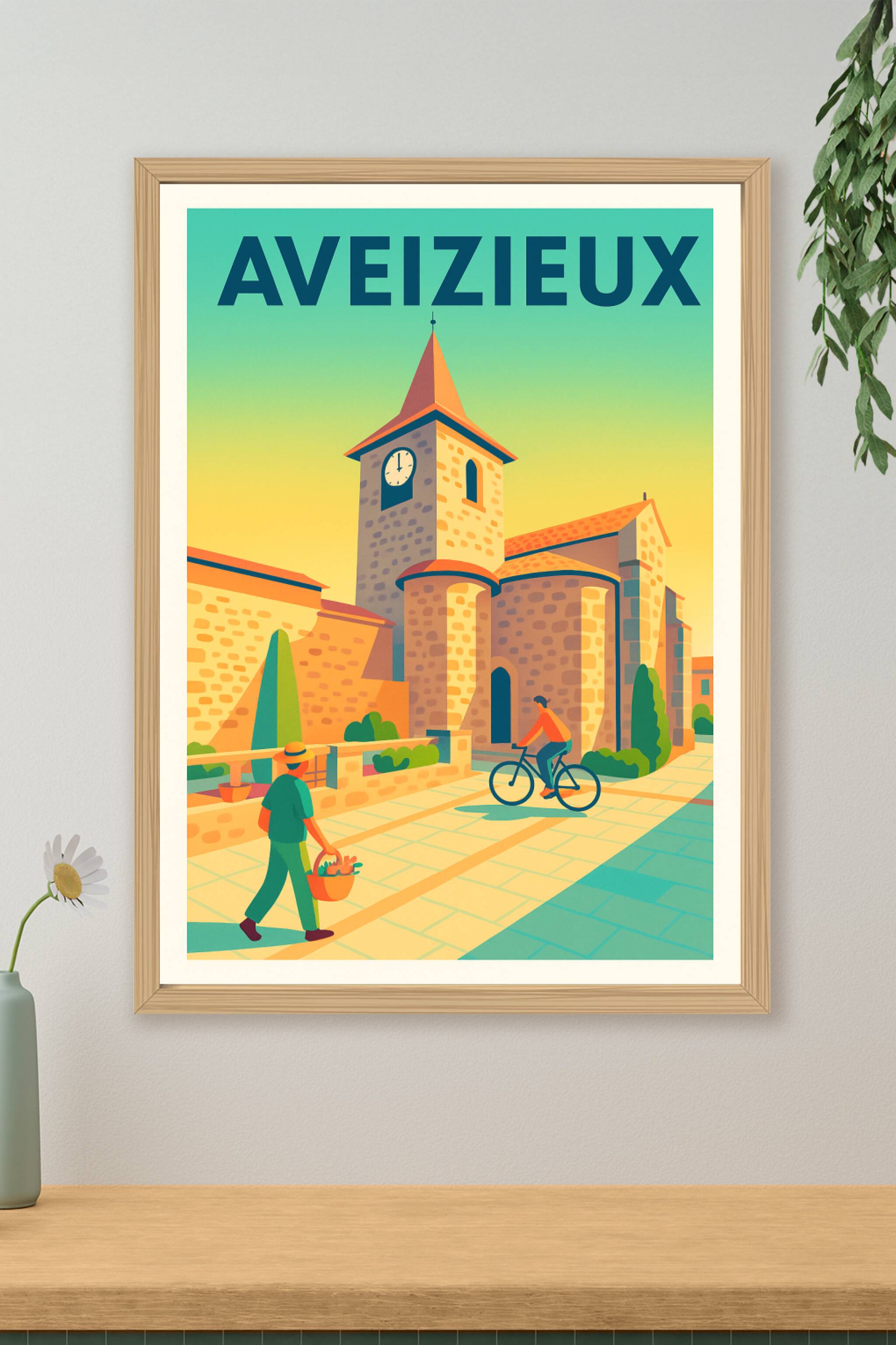 Affiche de Aveizieux - Charme et Sérénité au Cœur du Village