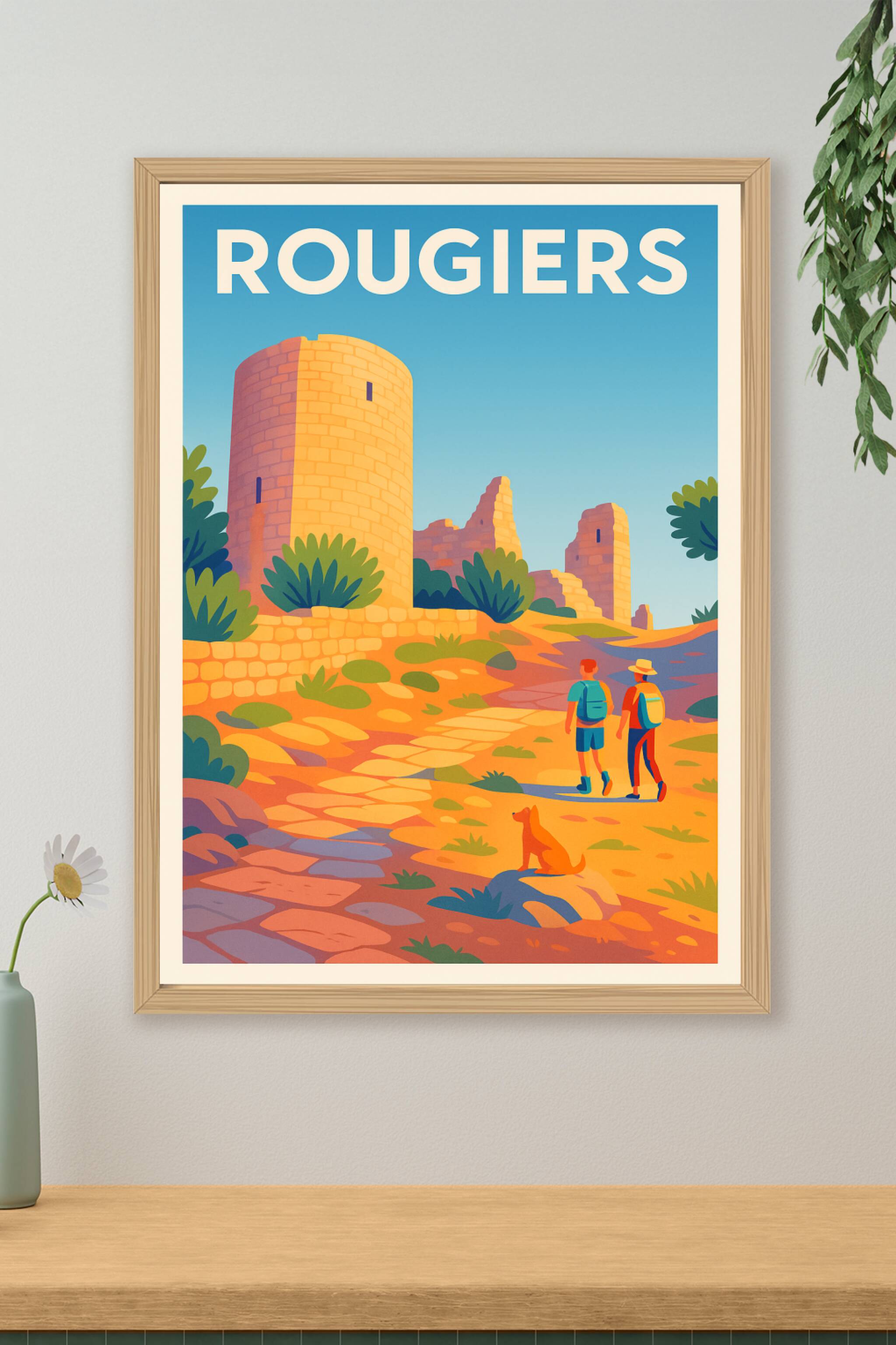 Affiche de Rougiers - Une balade au cœur des ruines historiques