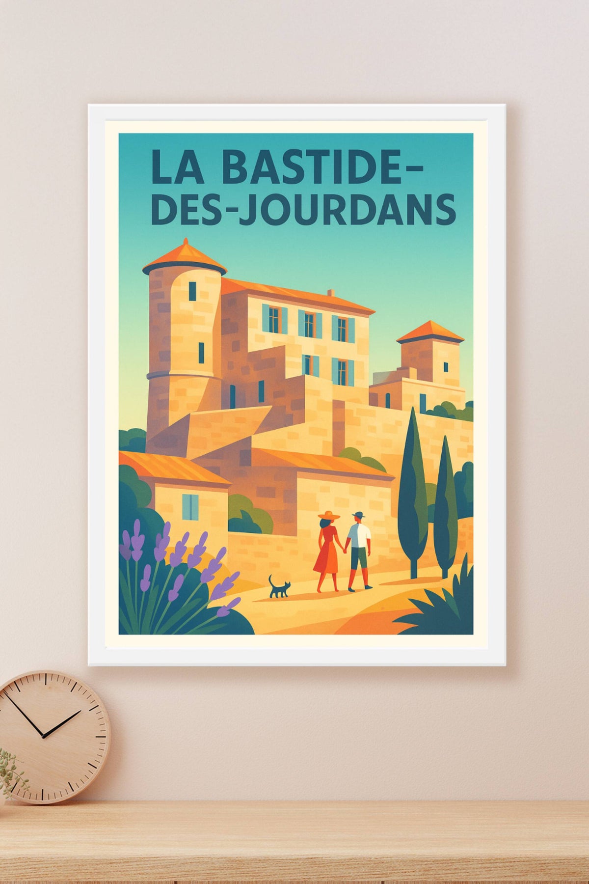 Affiche de La Bastide-des-Jourdans - Charme provençal intemporel