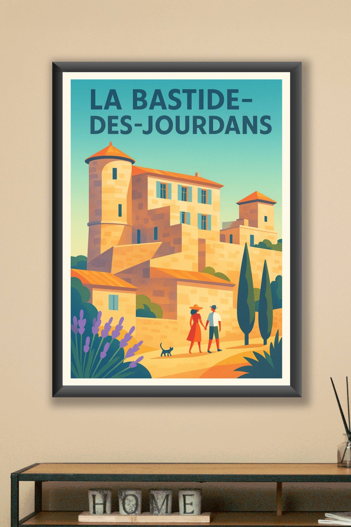 Affiche de La Bastide-des-Jourdans - Charme provençal intemporel